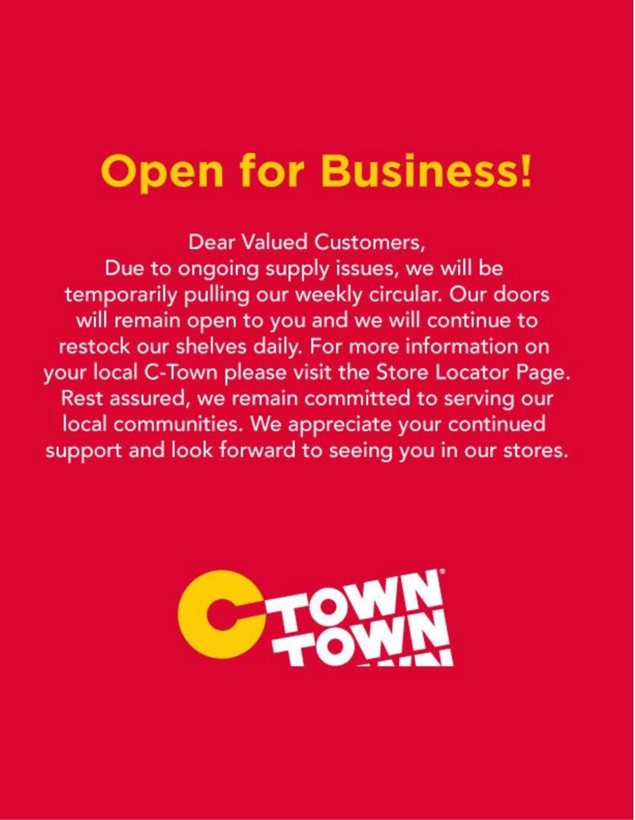 C-Town Weekly Ad Circular - valid 03/05-03/11/2021
