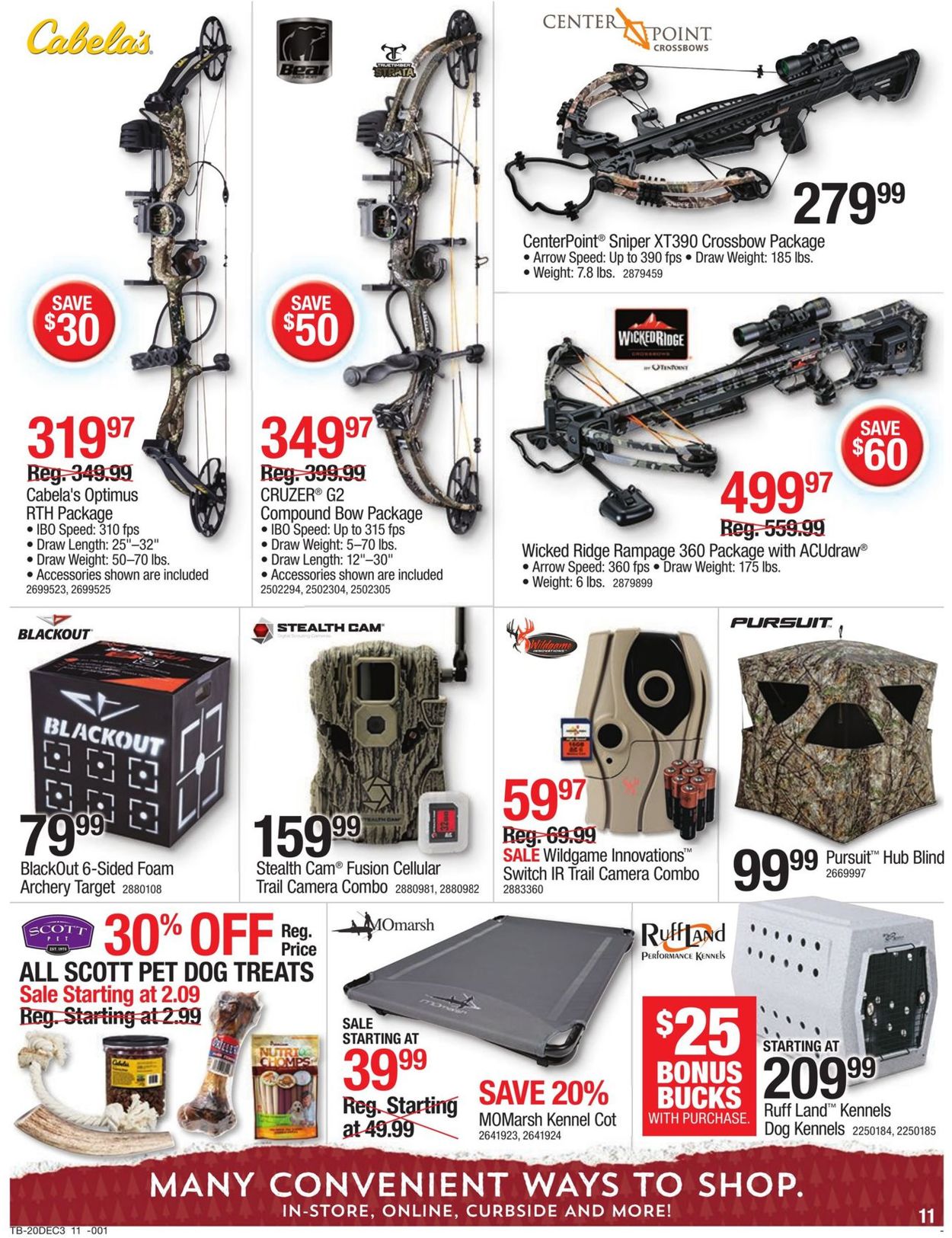 Cabela's Holiday Gift Guide 2020 Weekly Ad Circular - valid 12/17-12/24/2020 (Page 11)