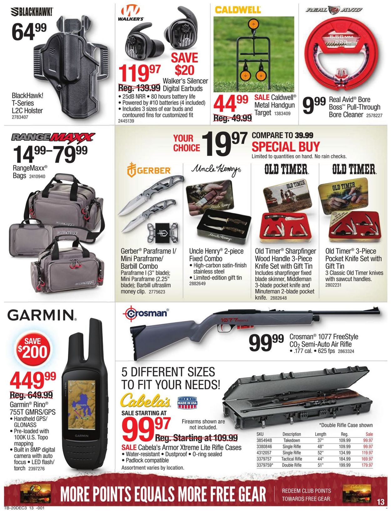 Cabela's Holiday Gift Guide 2020 Weekly Ad Circular - valid 12/17-12/24/2020 (Page 13)