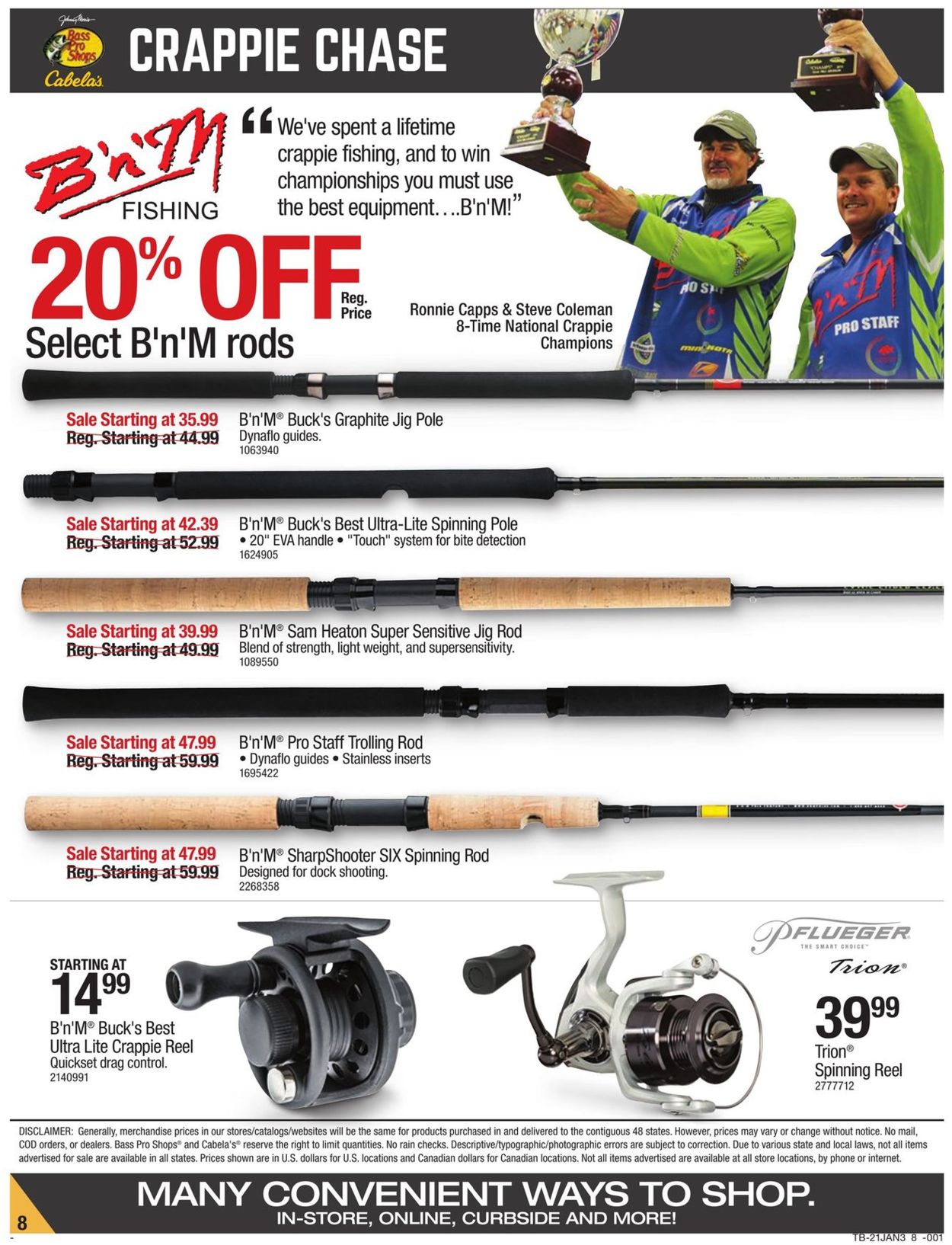 Cabela's Fishing Sale 2021 Weekly Ad Circular - valid 01/21-02/10/2021 (Page 8)