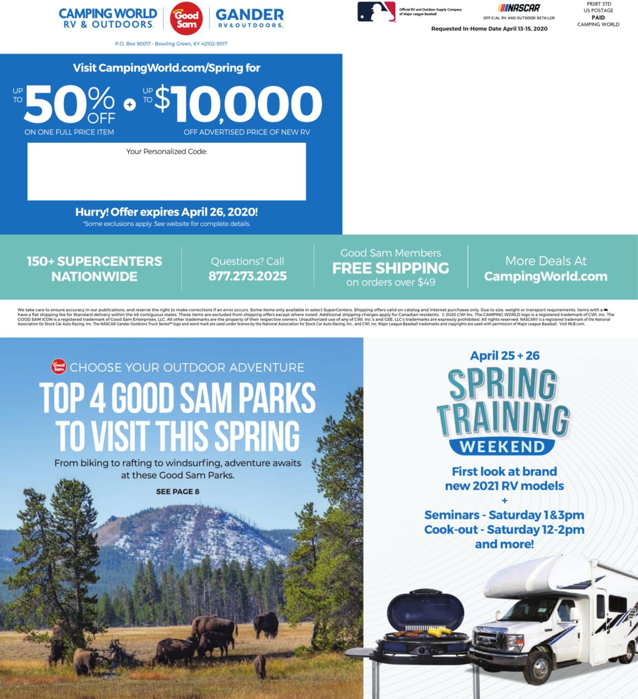Camping World Weekly Ad Circular - valid 04/01-04/30/2020 (Page 18)