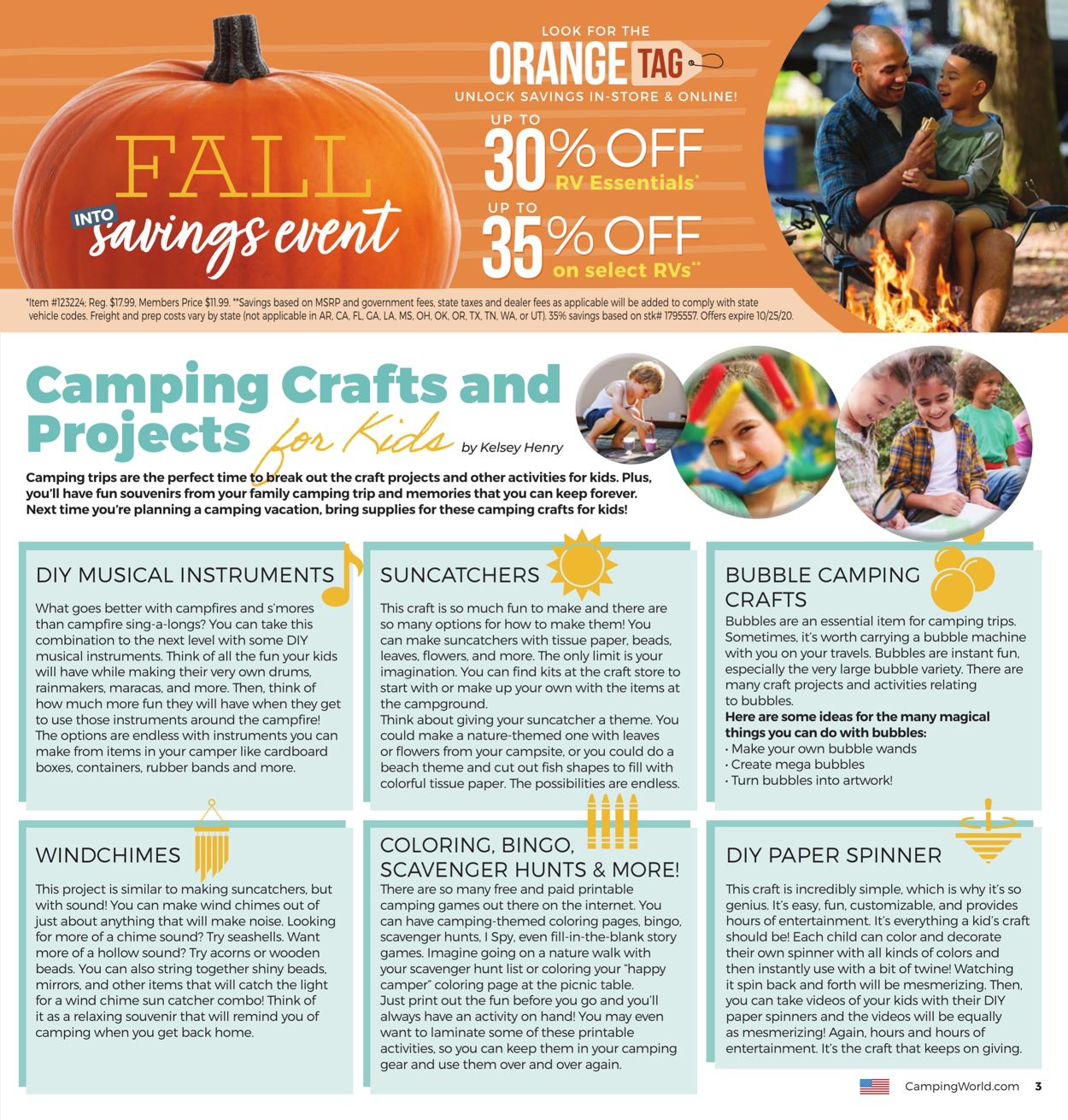 Camping World Weekly Ad Circular - valid 09/28-10/25/2020 (Page 3)