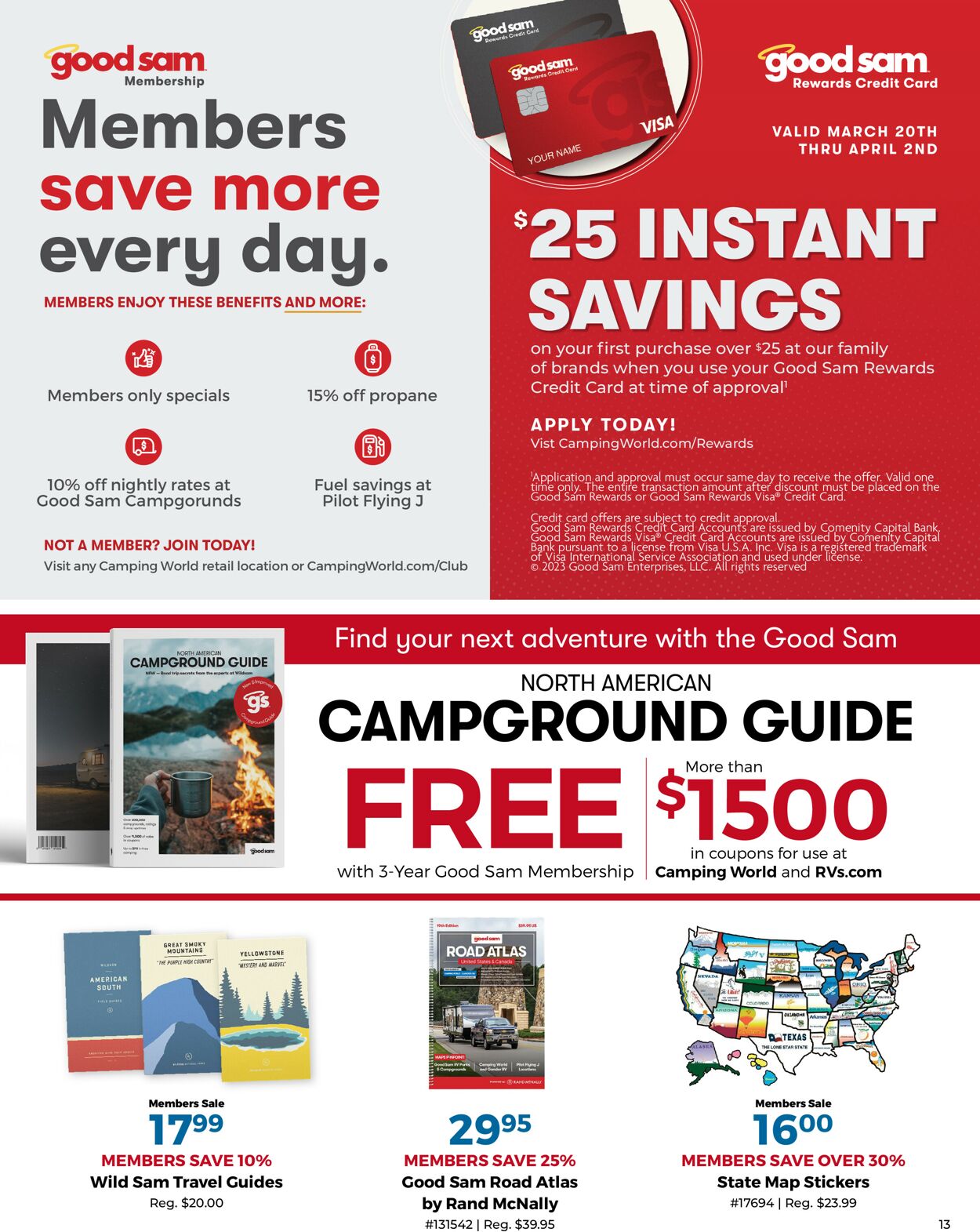 Camping World Weekly Ad Circular - valid 03/16-04/09/2023 (Page 13)