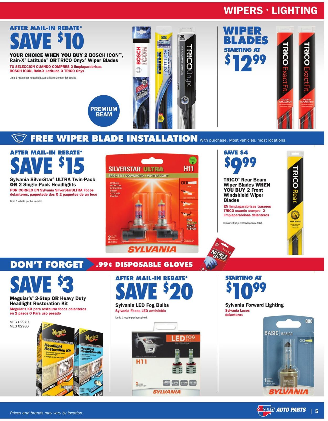 CarQuest Weekly Ad Circular - valid 10/01-10/28/2020 (Page 5)