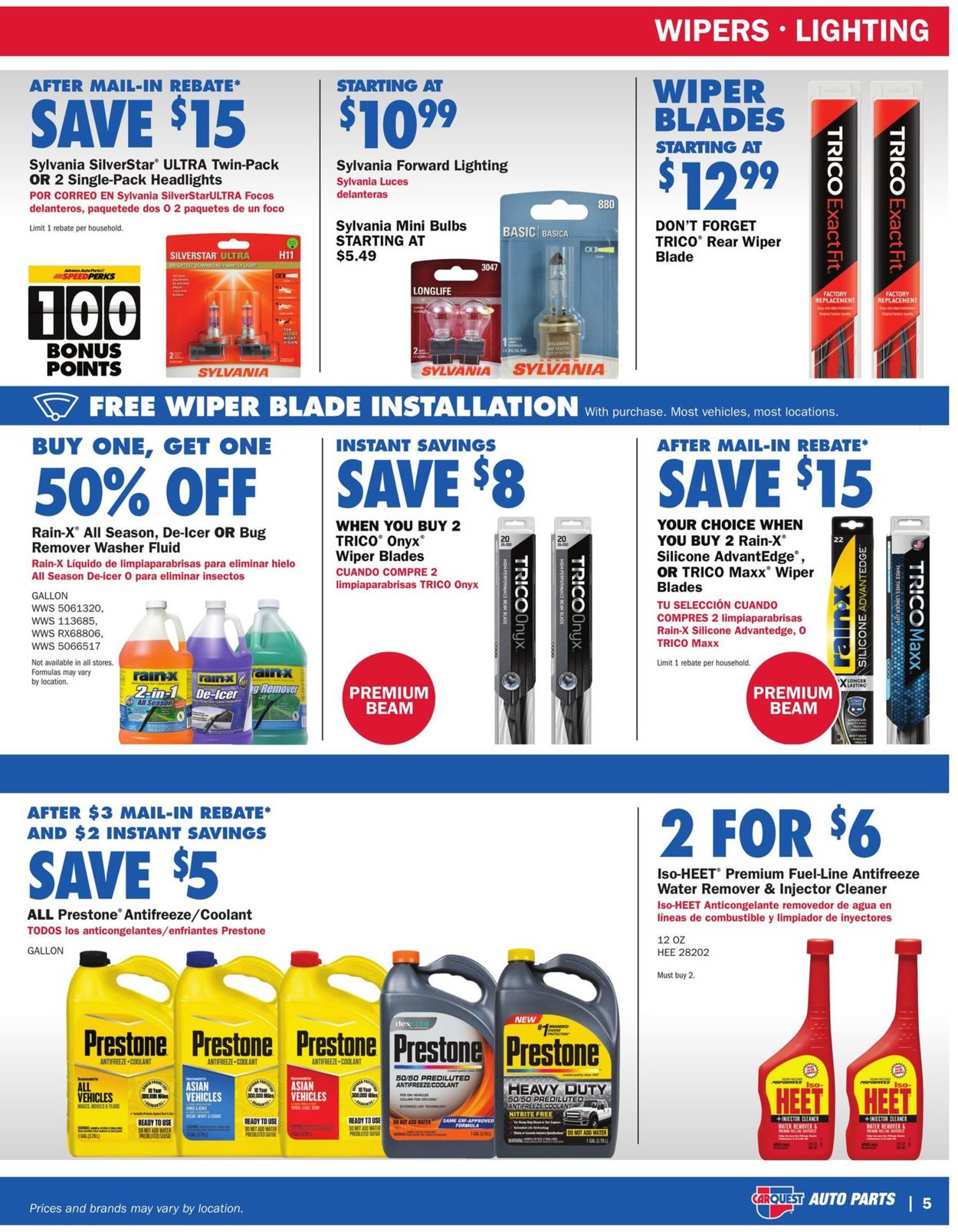 CarQuest Weekly Ad Circular - valid 10/29-12/30/2020 (Page 5)