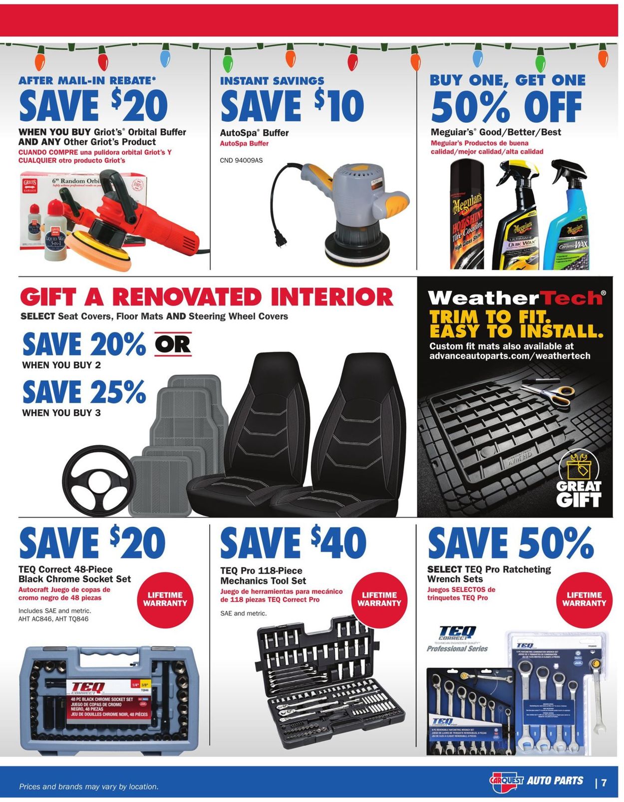 CarQuest Weekly Ad Circular - valid 10/29-12/30/2020 (Page 7)