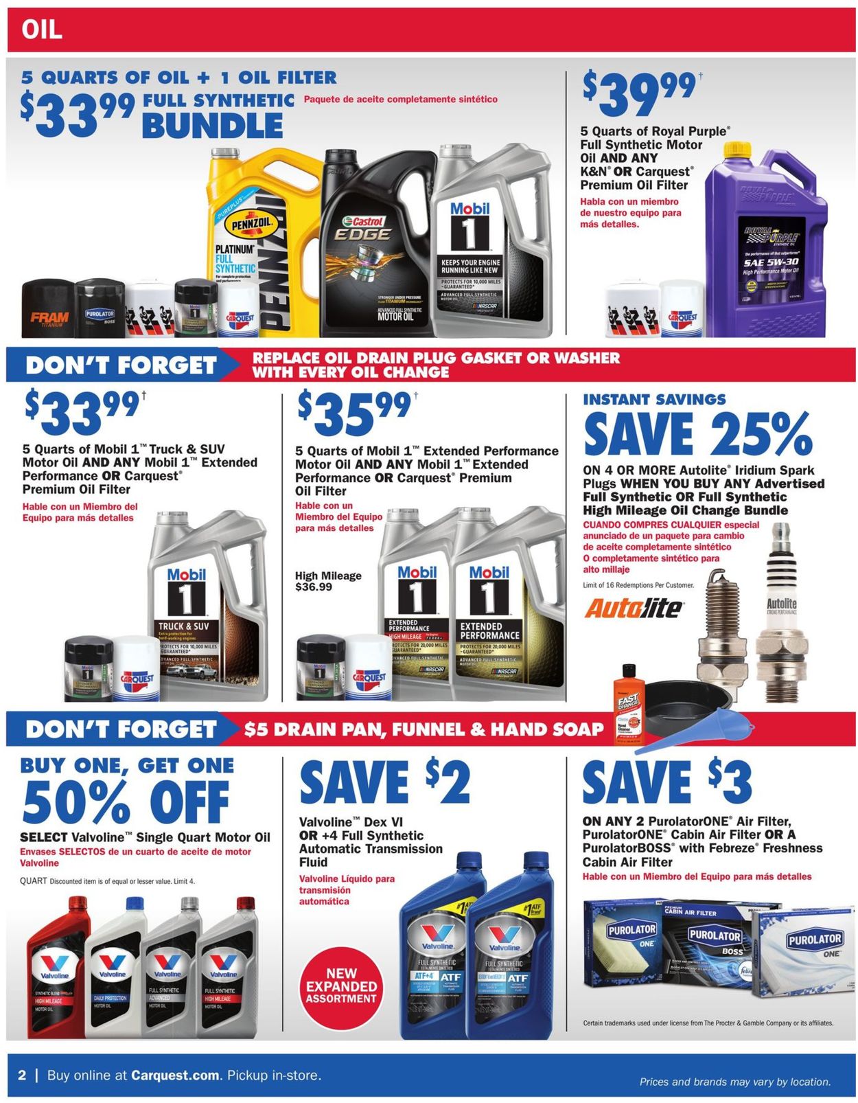 CarQuest Weekly Ad Circular - valid 12/31-02/17/2021 (Page 2)