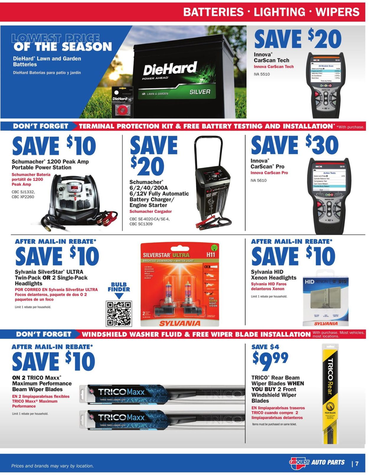 CarQuest Weekly Ad Circular - valid 04/01-04/28/2021 (Page 7)