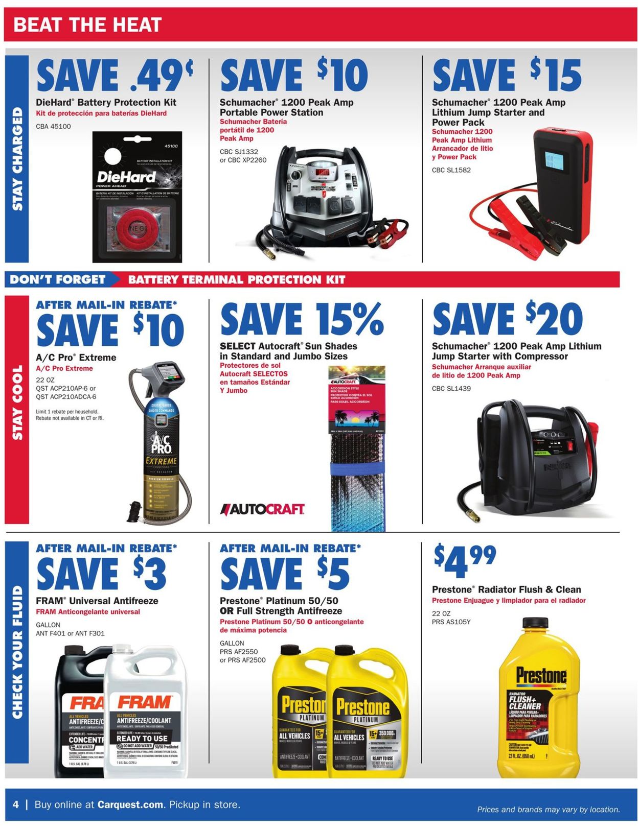 CarQuest Weekly Ad Circular - valid 06/23-08/24/2022 (Page 4)