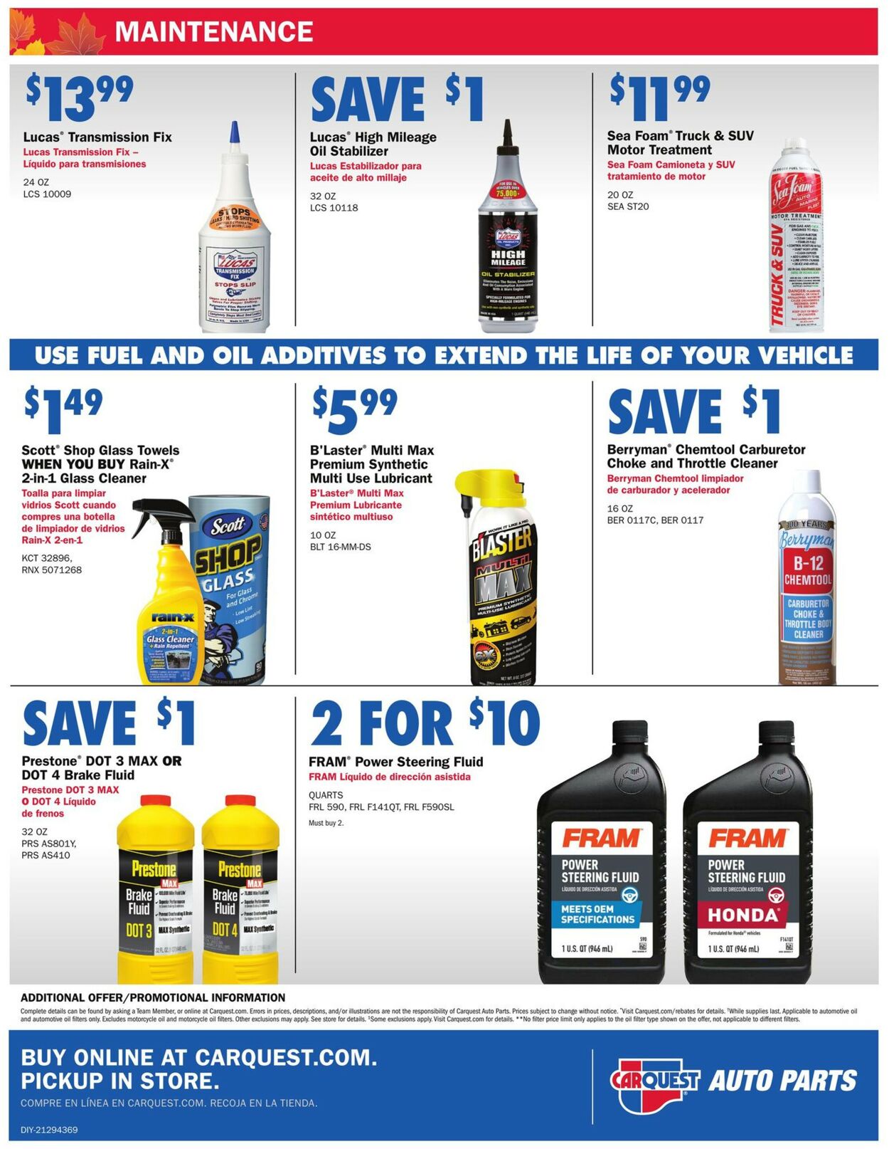 CarQuest Weekly Ad Circular - valid 10/06-11/09/2022 (Page 8)