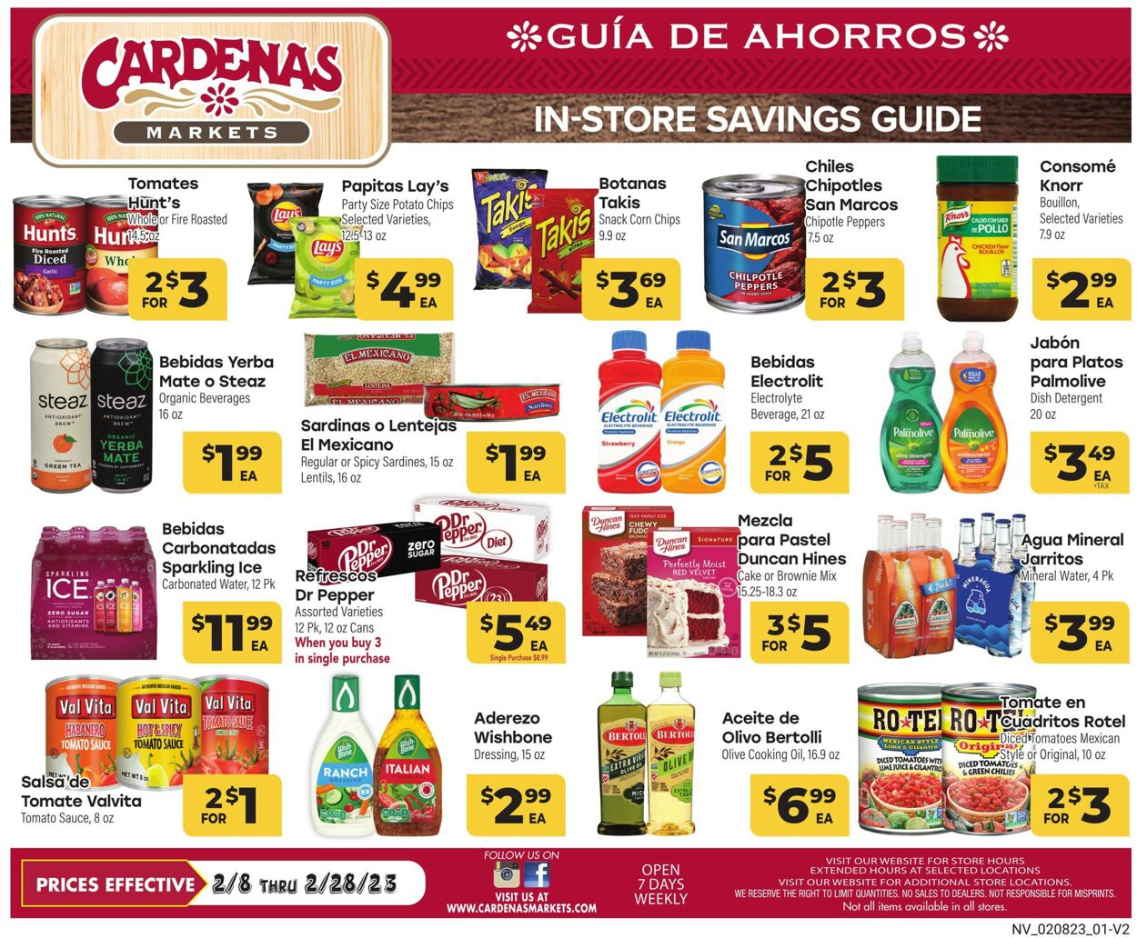 Cardenas Weekly Ad Circular - valid 02/08-02/28/2023