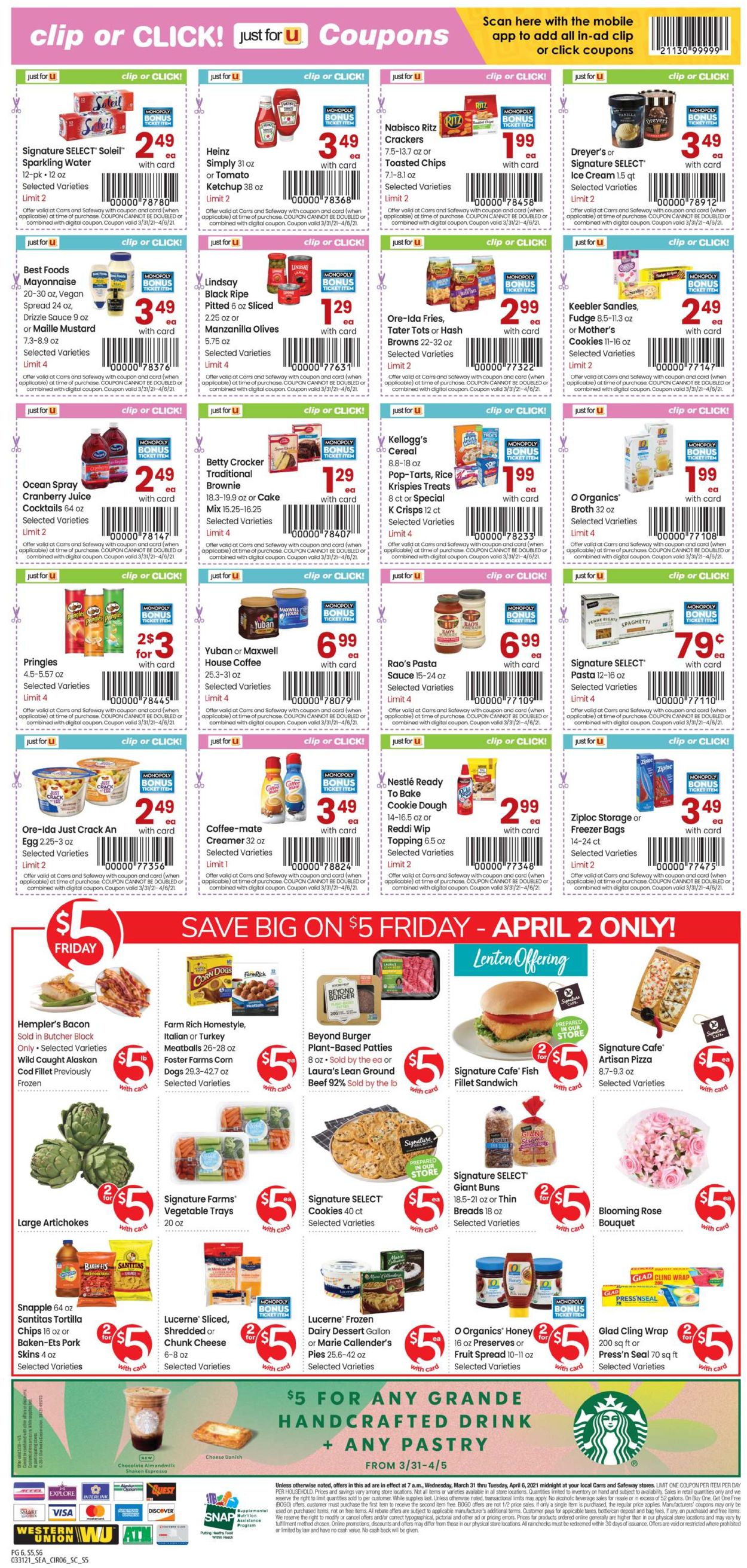 Carrs - Easter 2021 Ad Weekly Ad Circular - valid 03/31-04/06/2021 (Page 6)