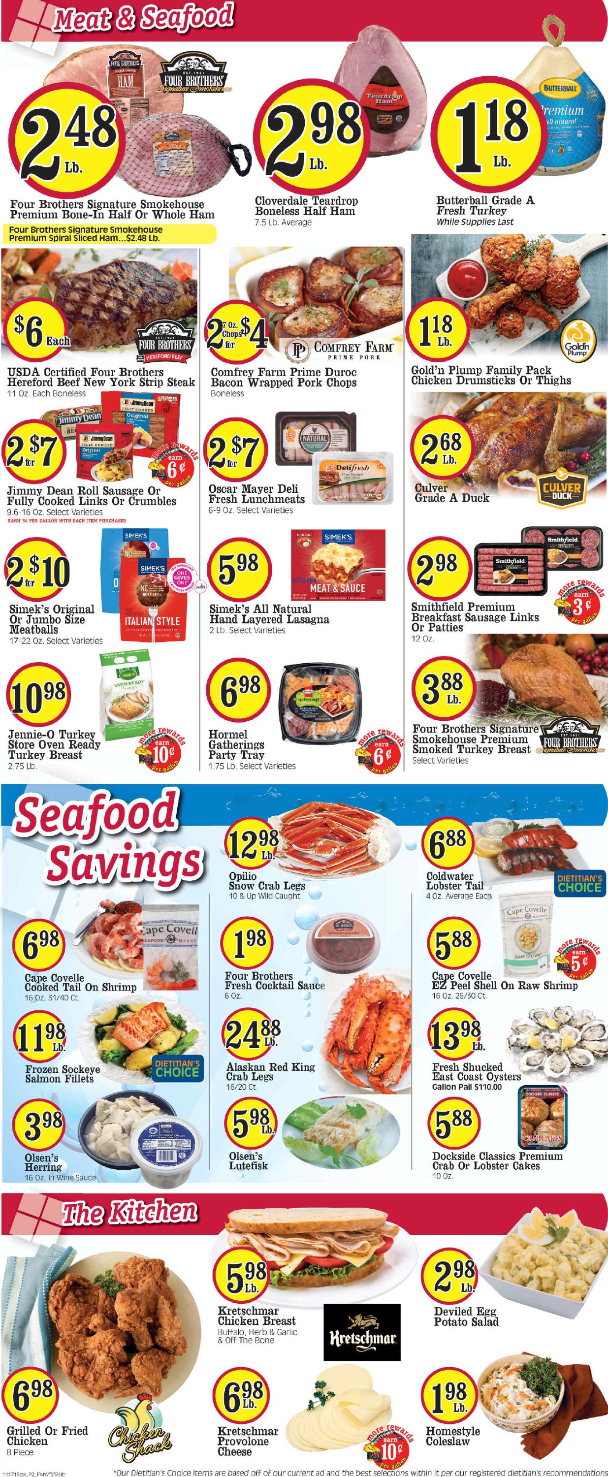 Cash Wise - Thanksgiving Ad 2019 Weekly Ad Circular - valid 11/20-11/26/2019 (Page 2)