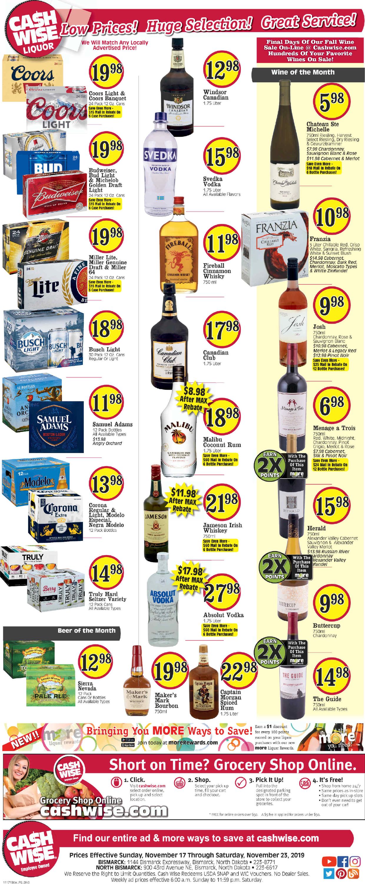 Cash Wise - Thanksgiving Ad 2019 Weekly Ad Circular - valid 11/20-11/26/2019 (Page 6)