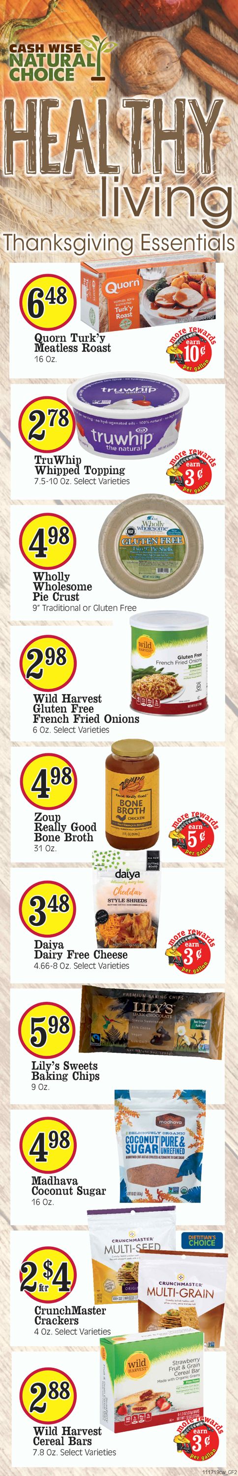 Cash Wise - Thanksgiving Ad 2019 Weekly Ad Circular - valid 11/20-11/26/2019 (Page 8)