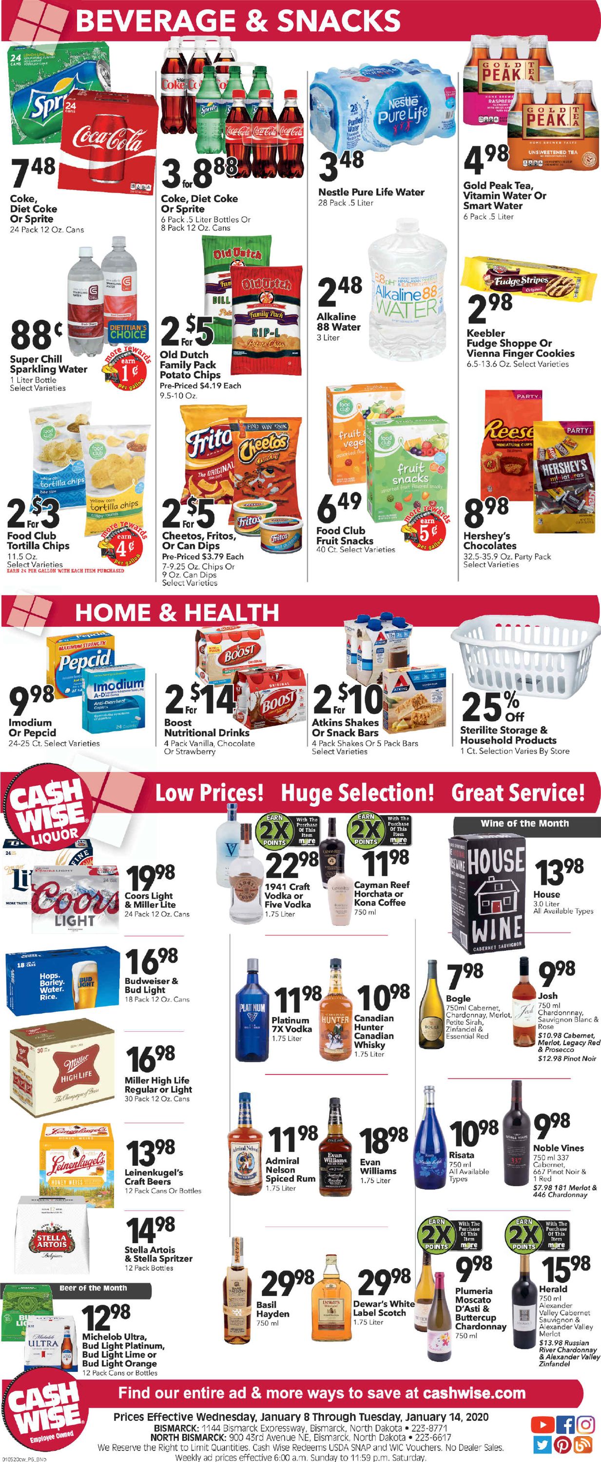 Cash Wise Weekly Ad Circular - valid 01/05-01/11/2020 (Page 6)