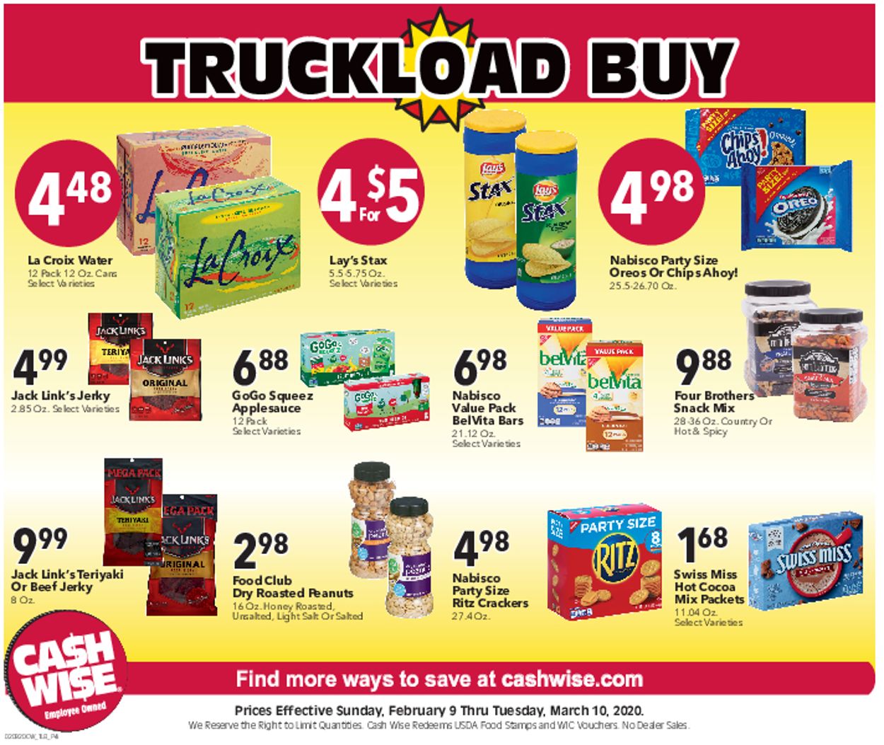 Cash Wise Weekly Ad Circular - valid 02/09-03/11/2020 (Page 4)
