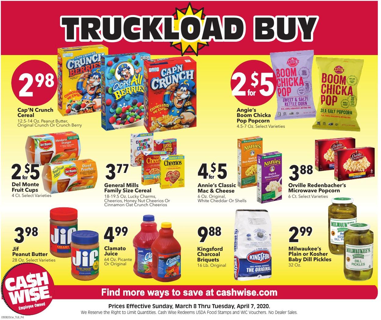Cash Wise Weekly Ad Circular - valid 03/08-04/07/2020 (Page 4)