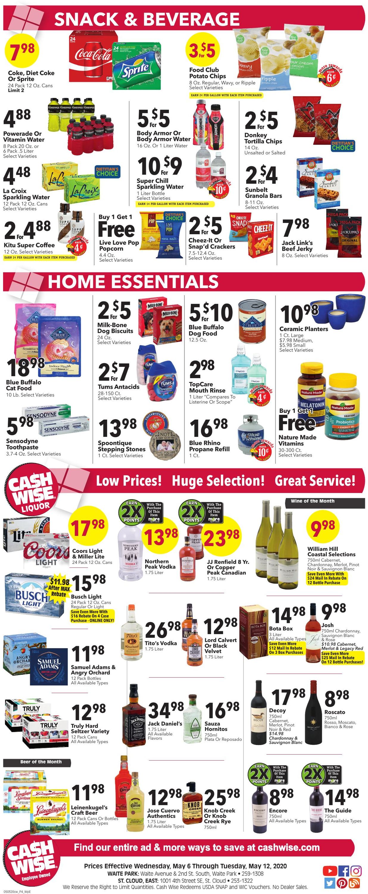 Cash Wise Weekly Ad Circular - valid 05/06-05/12/2020 (Page 4)