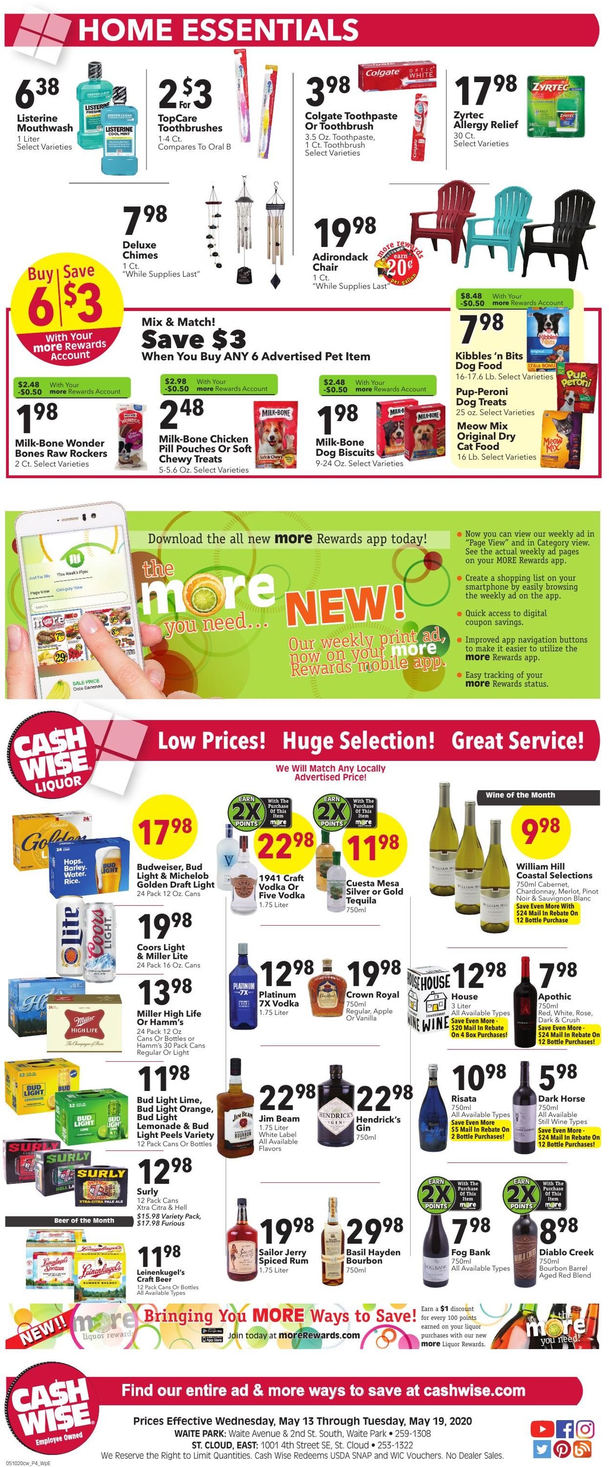 Cash Wise Weekly Ad Circular - valid 05/13-05/23/2020 (Page 4)