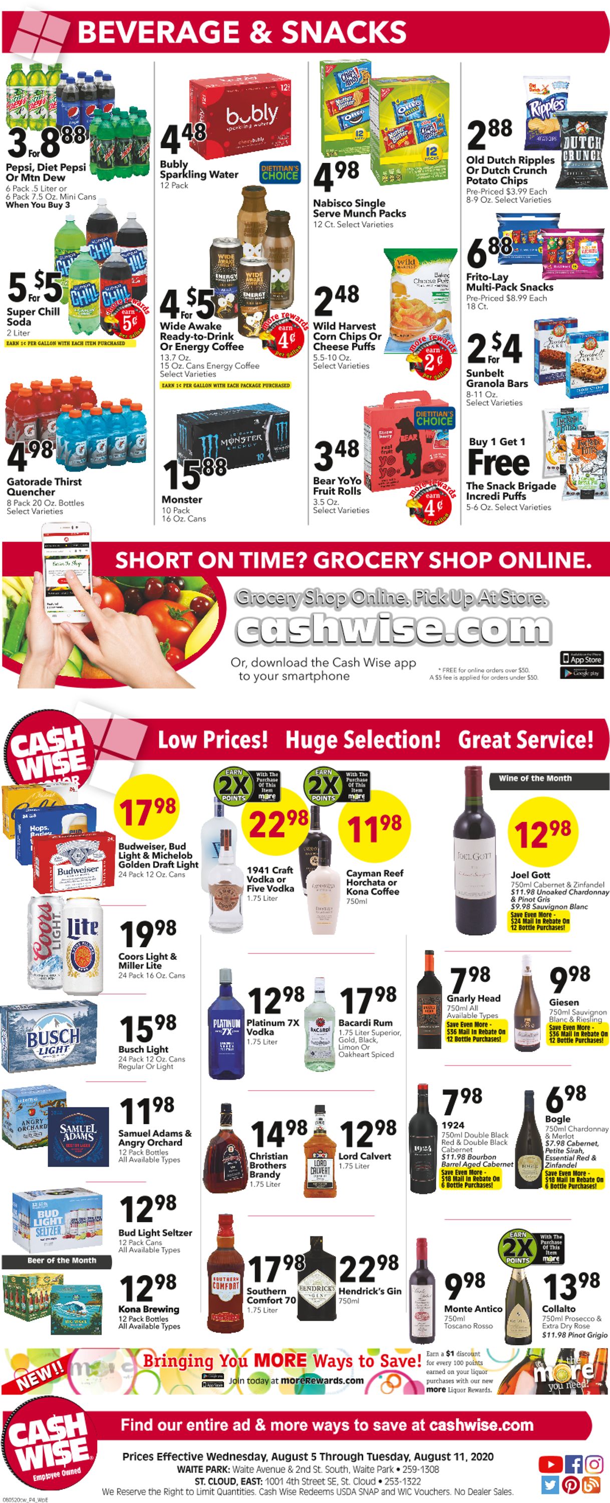 Cash Wise Weekly Ad Circular - valid 08/05-08/11/2020 (Page 4)
