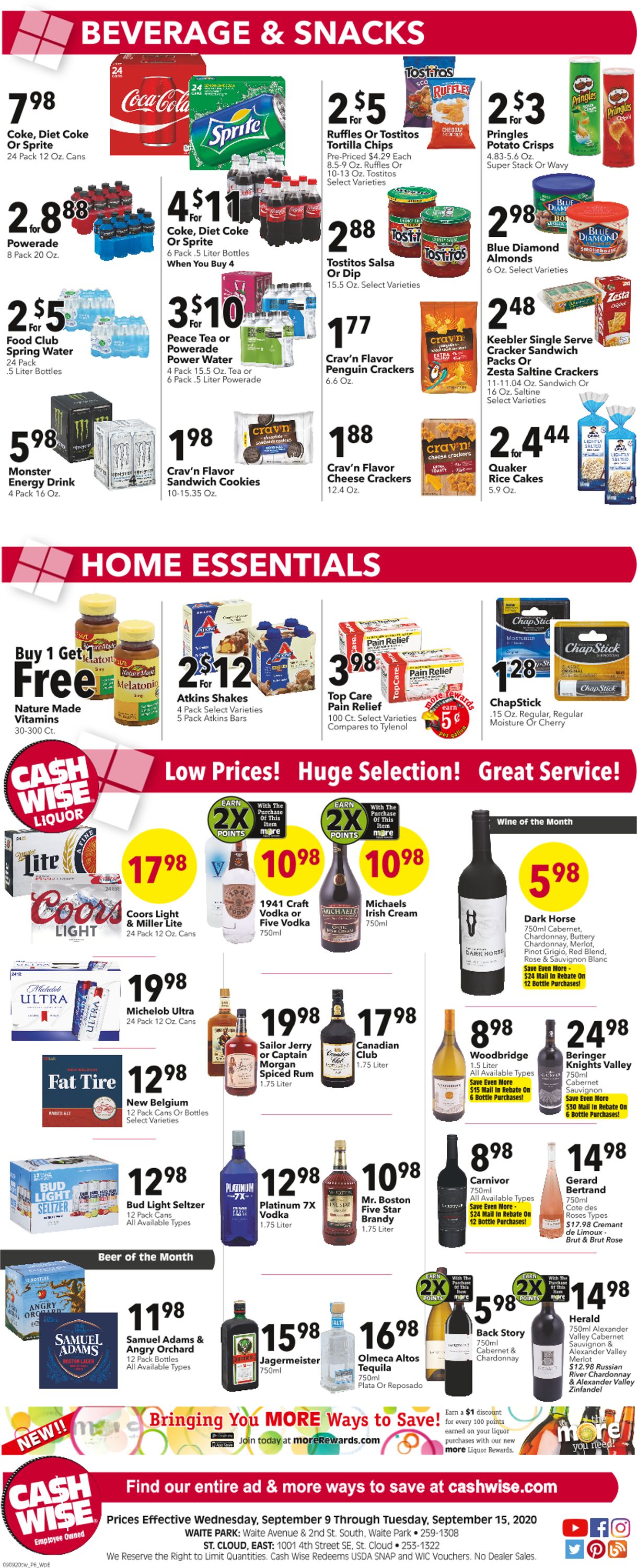 Cash Wise Weekly Ad Circular - valid 09/09-09/15/2020 (Page 4)
