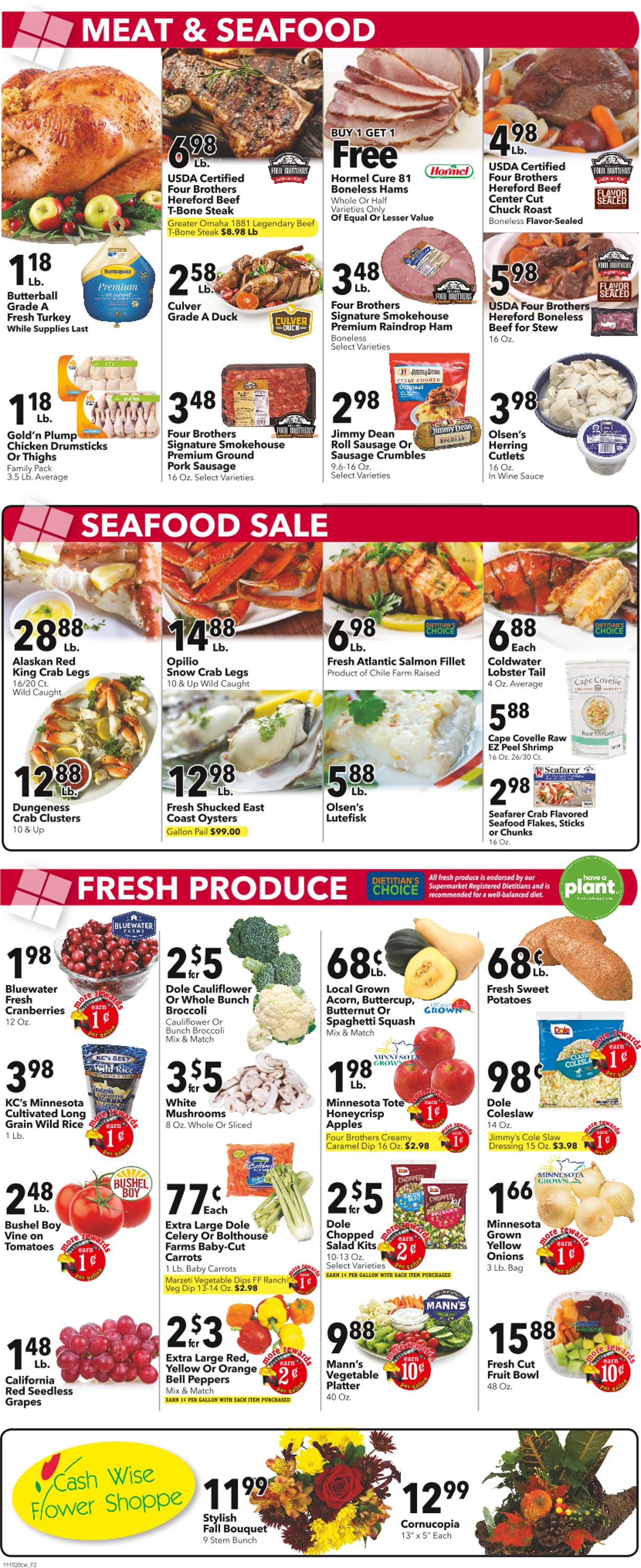 Cash Wise Weekly Ad Circular - valid 11/18-11/26/2020 (Page 2)