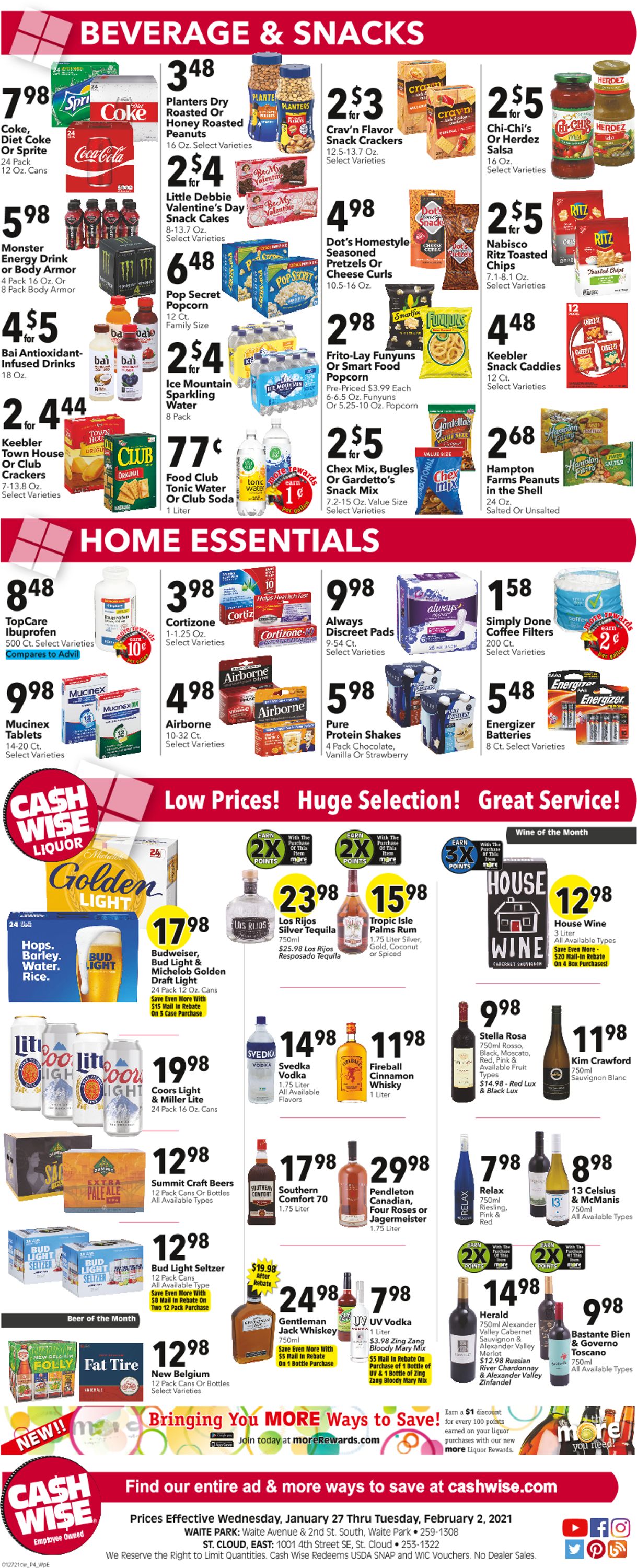 Cash Wise Weekly Ad Circular - valid 01/27-02/02/2021 (Page 4)