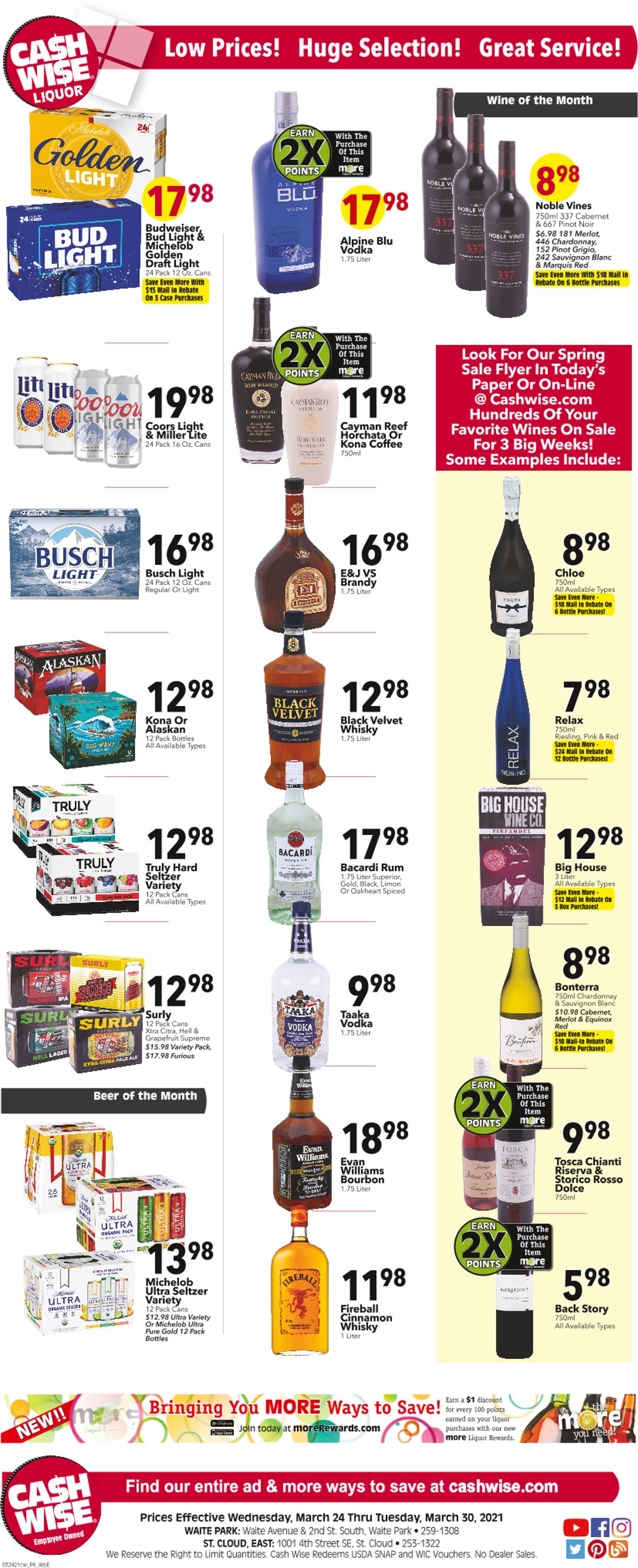Cash Wise Weekly Ad Circular - valid 03/24-03/30/2021 (Page 6)