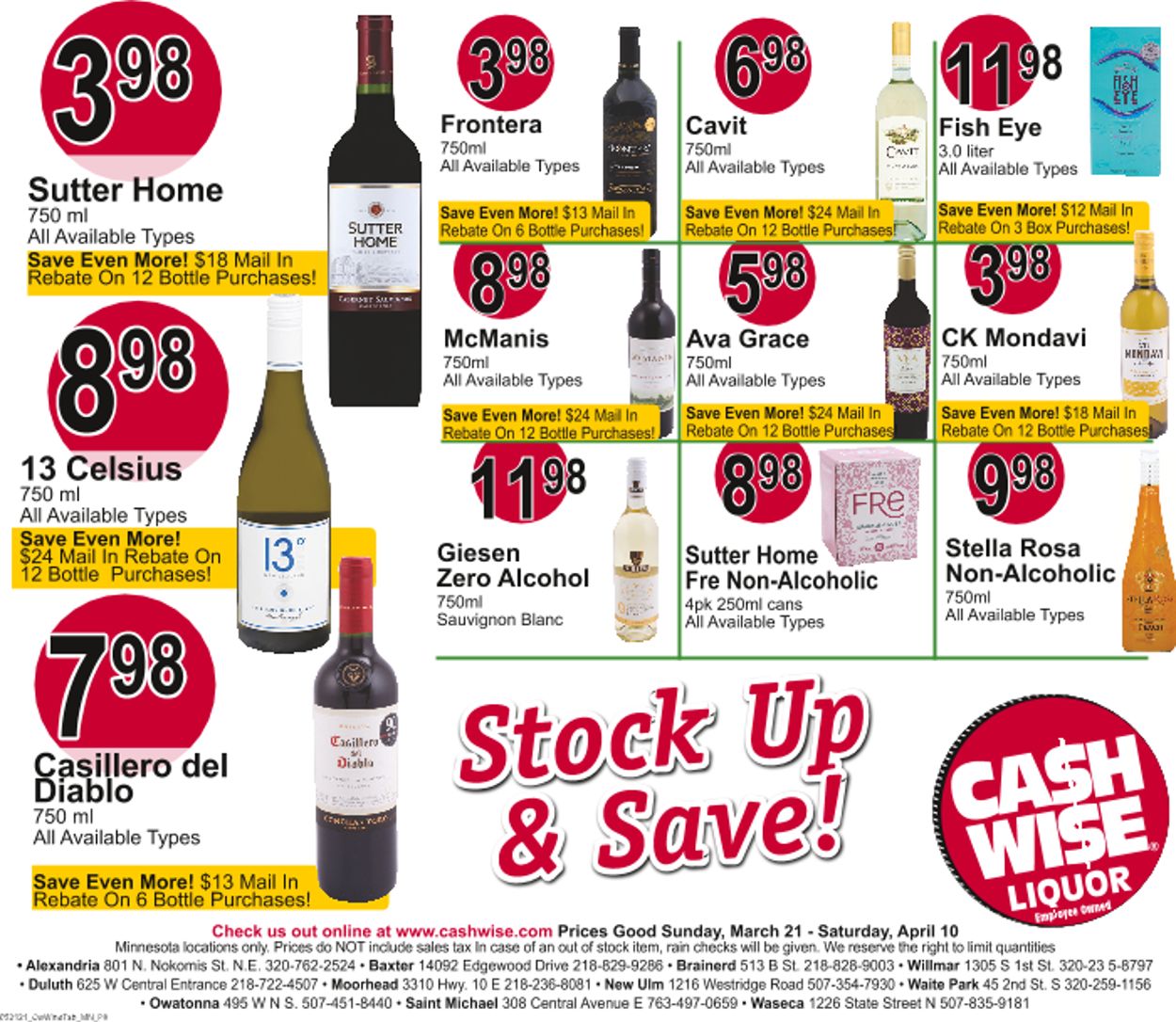 Cash Wise Weekly Ad Circular - valid 03/21-04/10/2021 (Page 8)