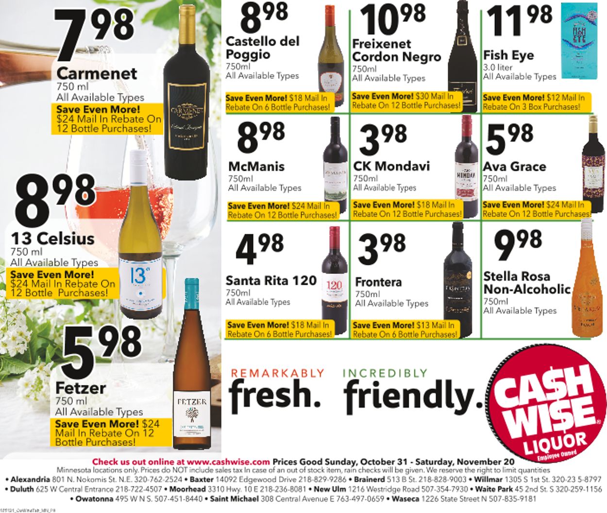 Cash Wise Weekly Ad Circular - valid 10/31-11/20/2021 (Page 8)