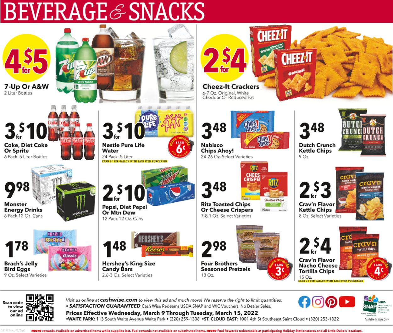 Cash Wise Weekly Ad Circular - valid 03/09-03/15/2022 (Page 8)