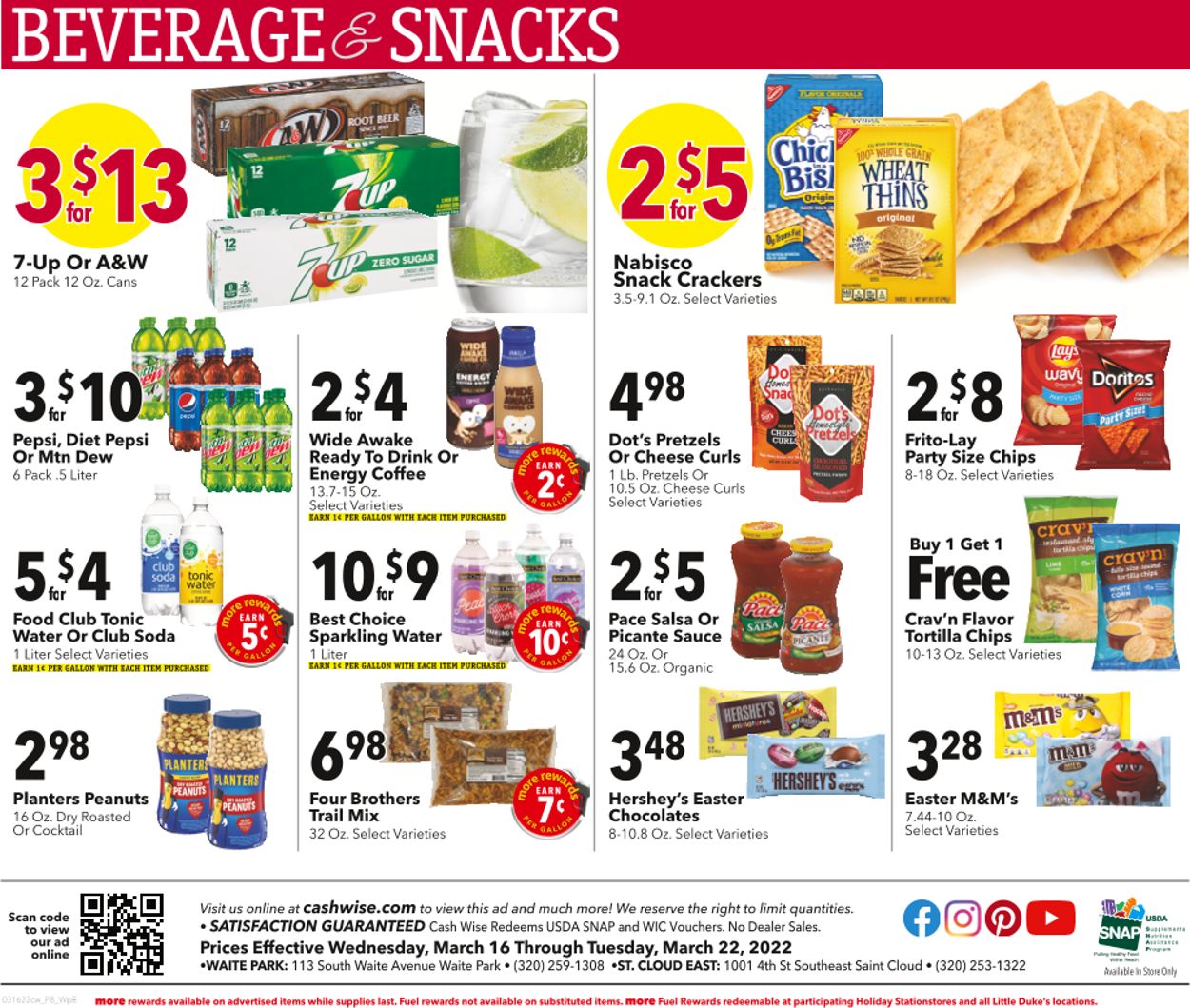 Cash Wise Weekly Ad Circular - valid 03/16-03/22/2022 (Page 8)