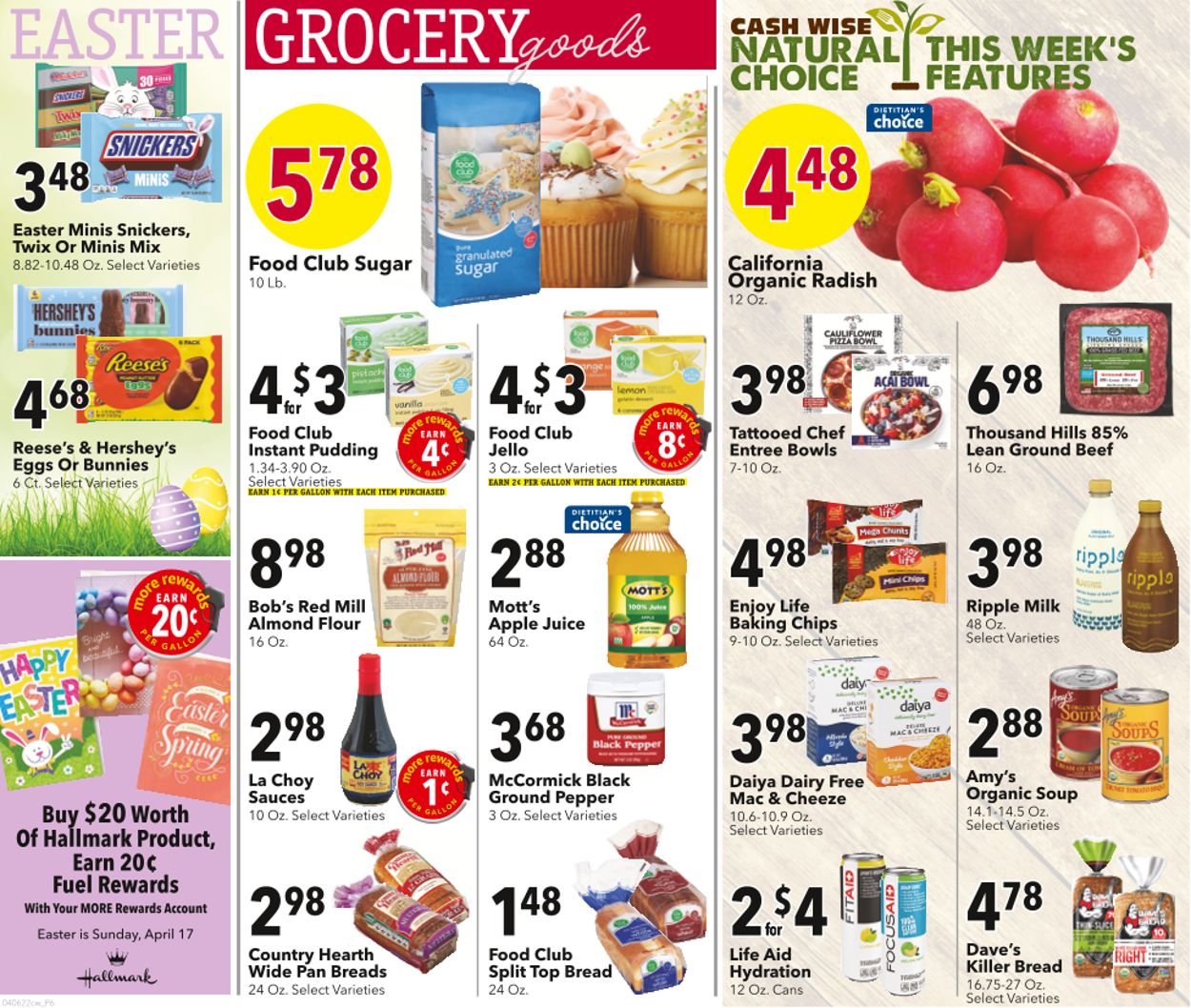 Cash Wise Weekly Ad Circular - valid 04/06-04/12/2022 (Page 6)