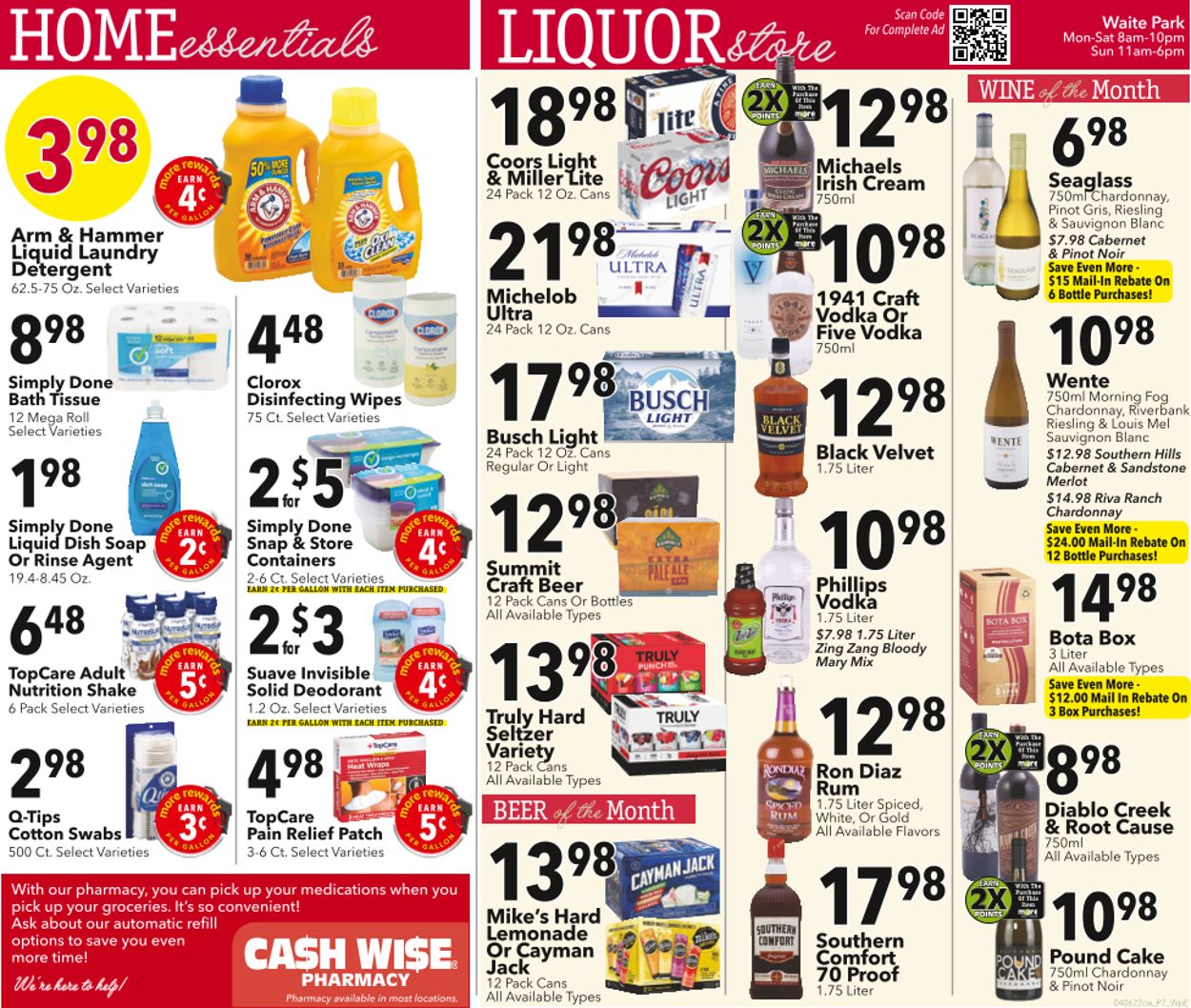 Cash Wise Weekly Ad Circular - valid 04/06-04/12/2022 (Page 7)