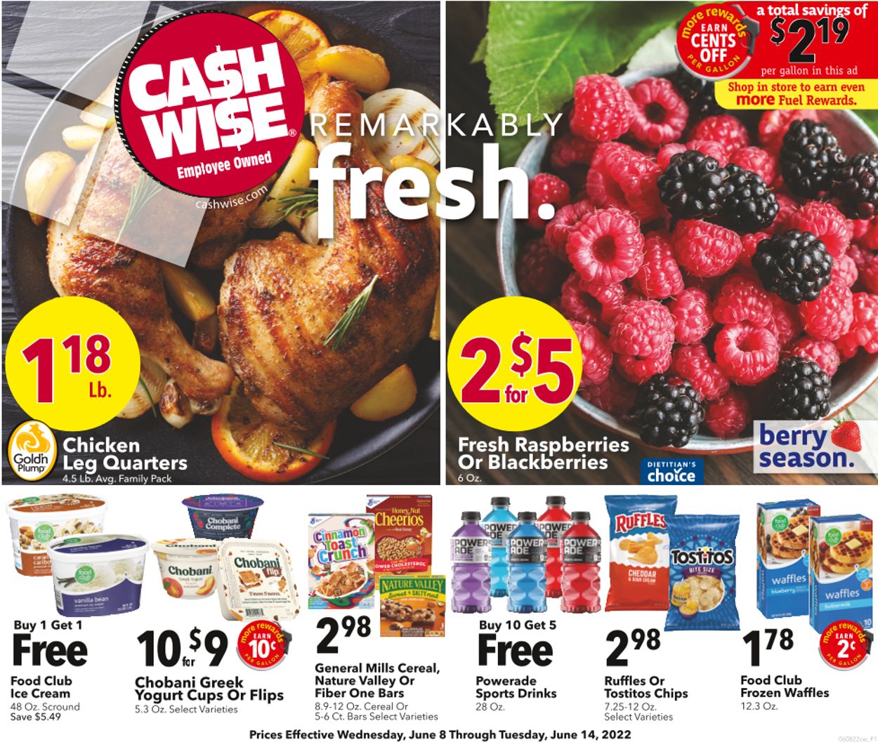 Cash Wise Weekly Ad Circular - valid 06/08-06/14/2022