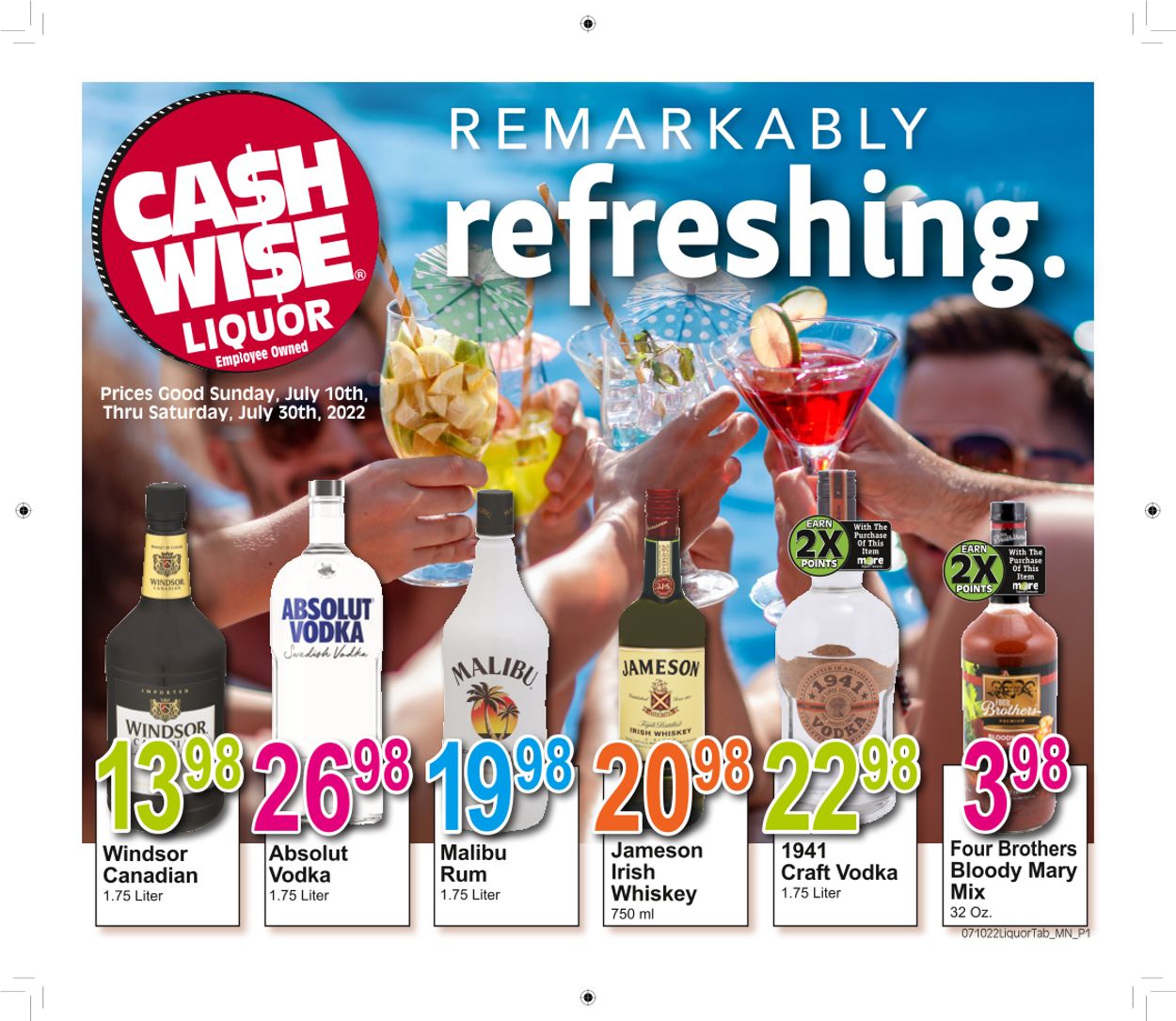 Cash Wise Weekly Ad Circular - valid 07/11-07/31/2022