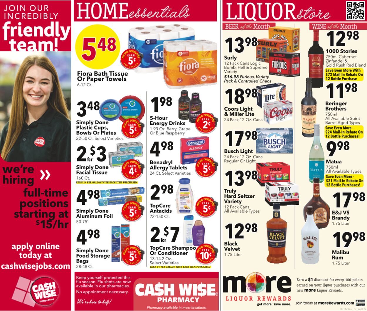 Cash Wise Weekly Ad Circular - valid 09/15-09/21/2022 (Page 7)