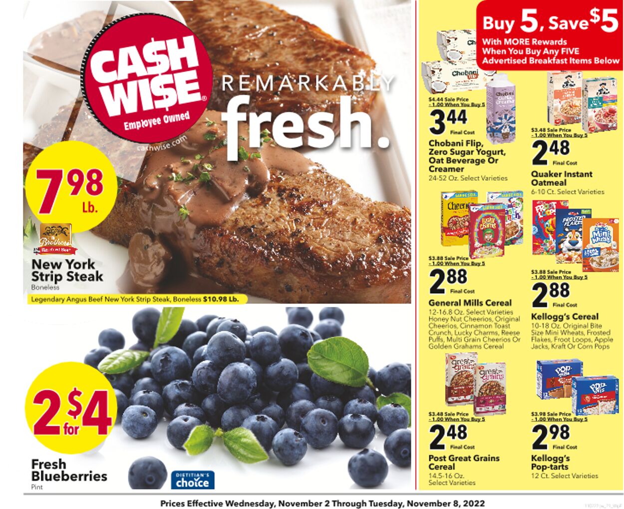 Cash Wise Weekly Ad Circular - valid 11/03-11/09/2022