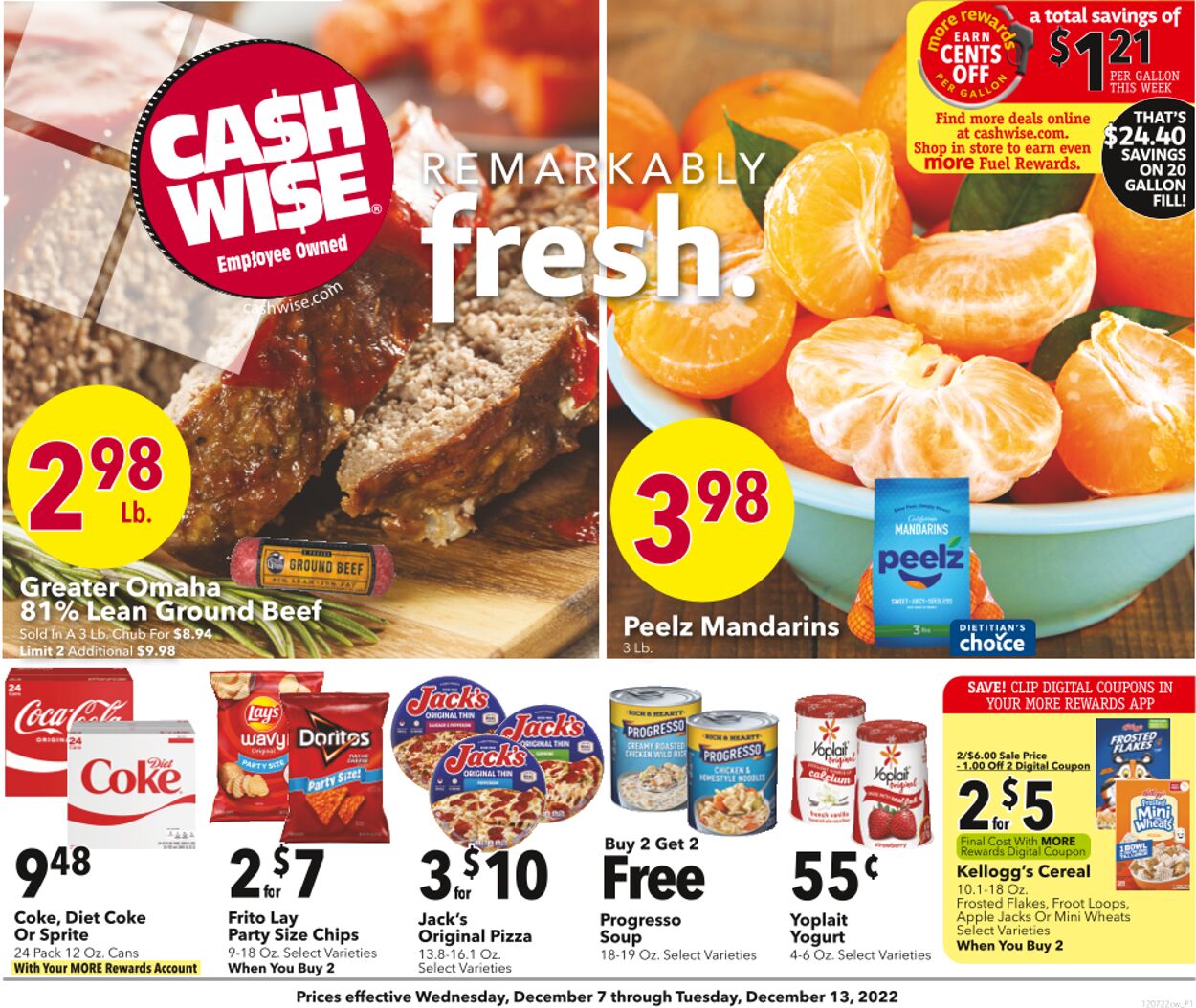 Cash Wise Weekly Ad Circular - valid 12/08-12/14/2022