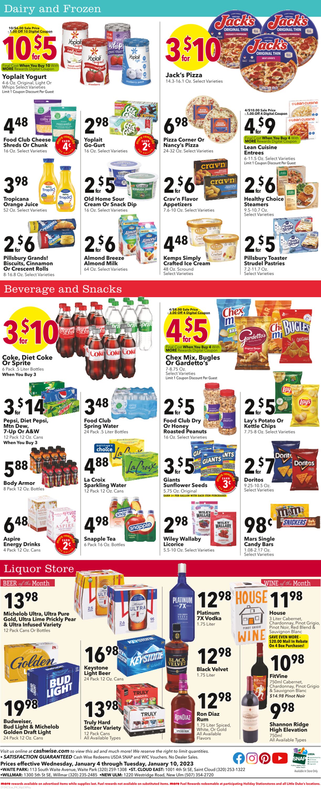 Cash Wise Weekly Ad Circular - valid 01/05-01/11/2023 (Page 4)