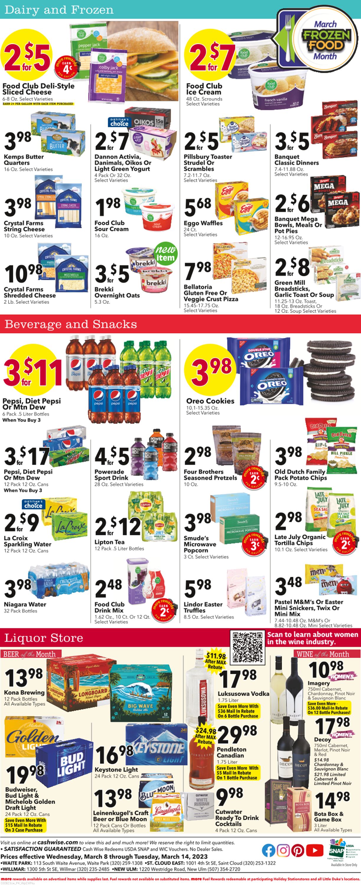 Cash Wise Weekly Ad Circular - valid 03/09-03/15/2023 (Page 4)