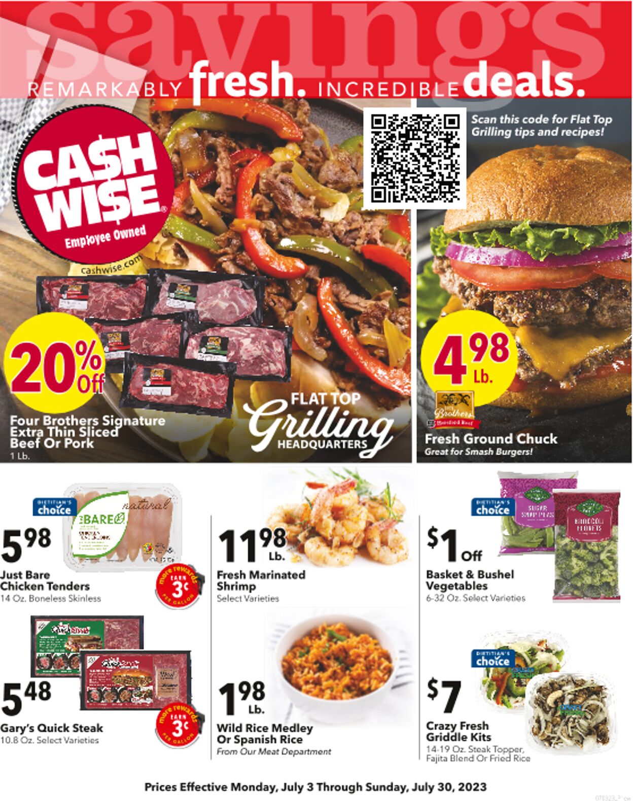 Cash Wise Weekly Ad Circular - valid 07/04-07/31/2023