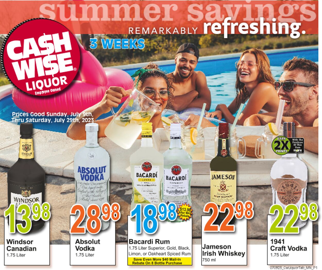Cash Wise Weekly Ad Circular - valid 07/10-07/30/2023