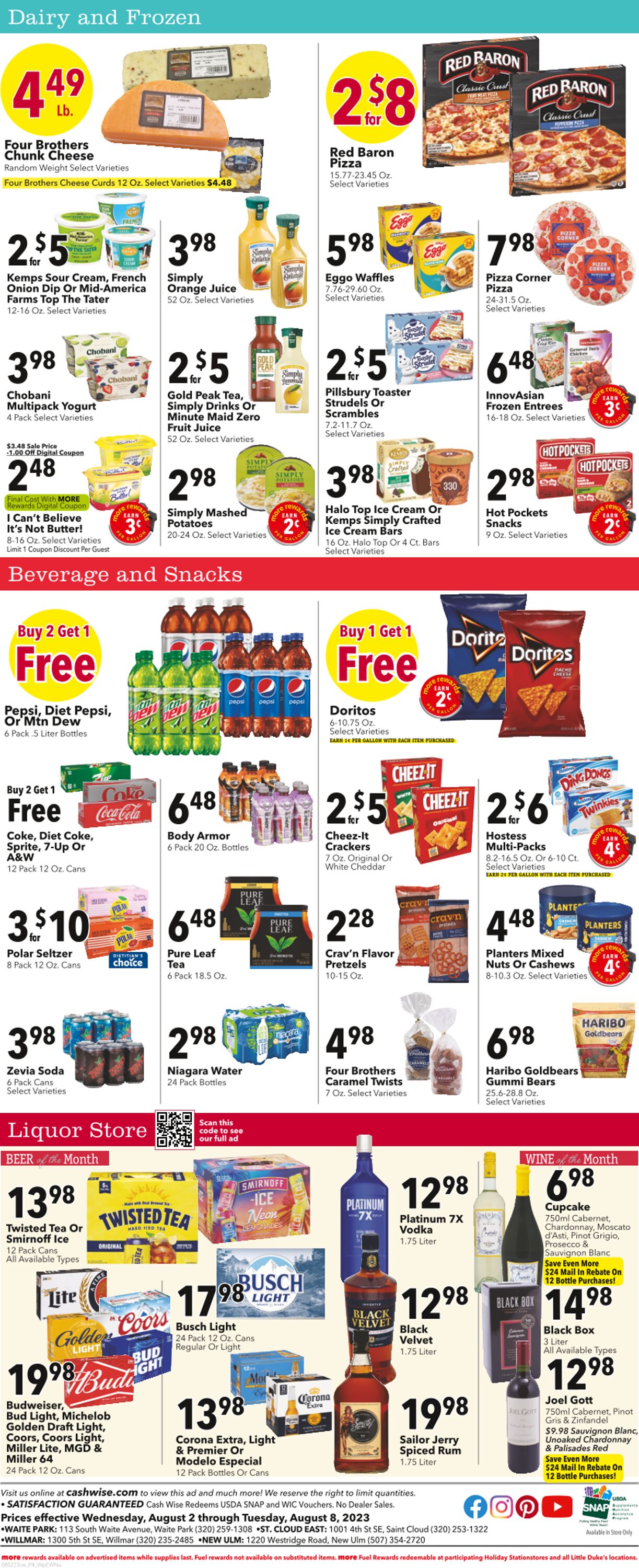 Cash Wise Weekly Ad Circular - valid 08/03-08/09/2023 (Page 4)