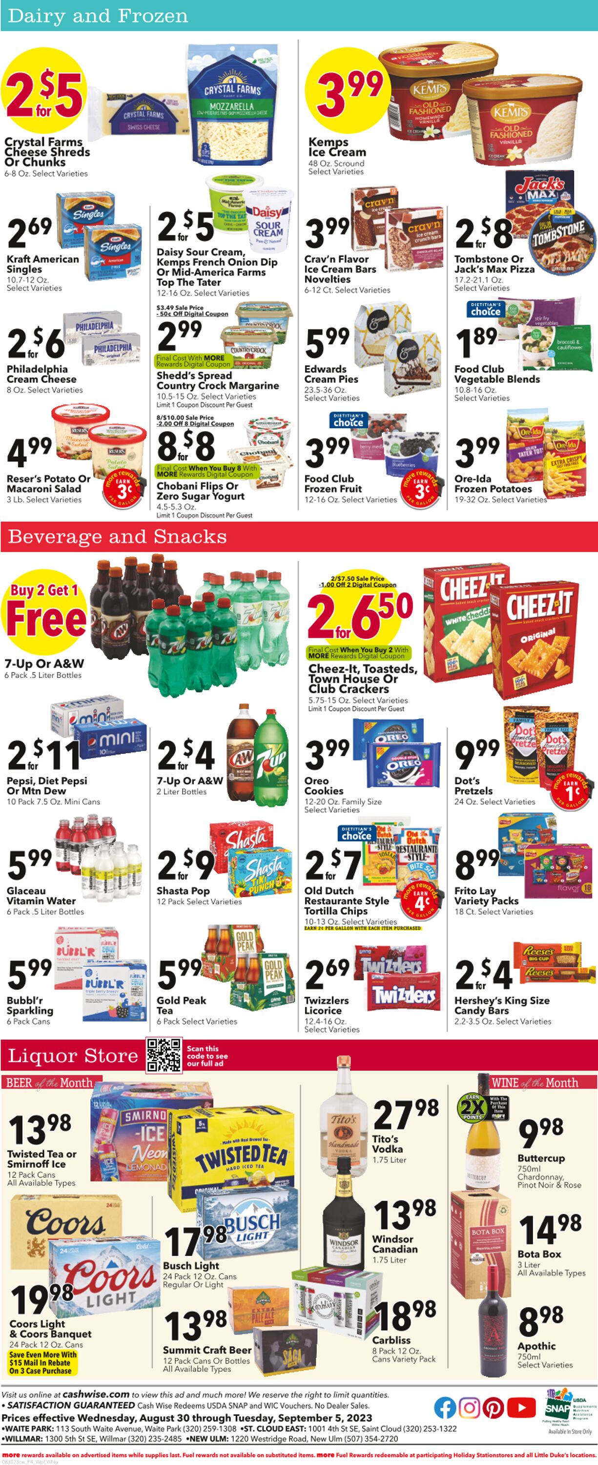 Cash Wise Weekly Ad Circular - valid 08/31-09/06/2023 (Page 4)