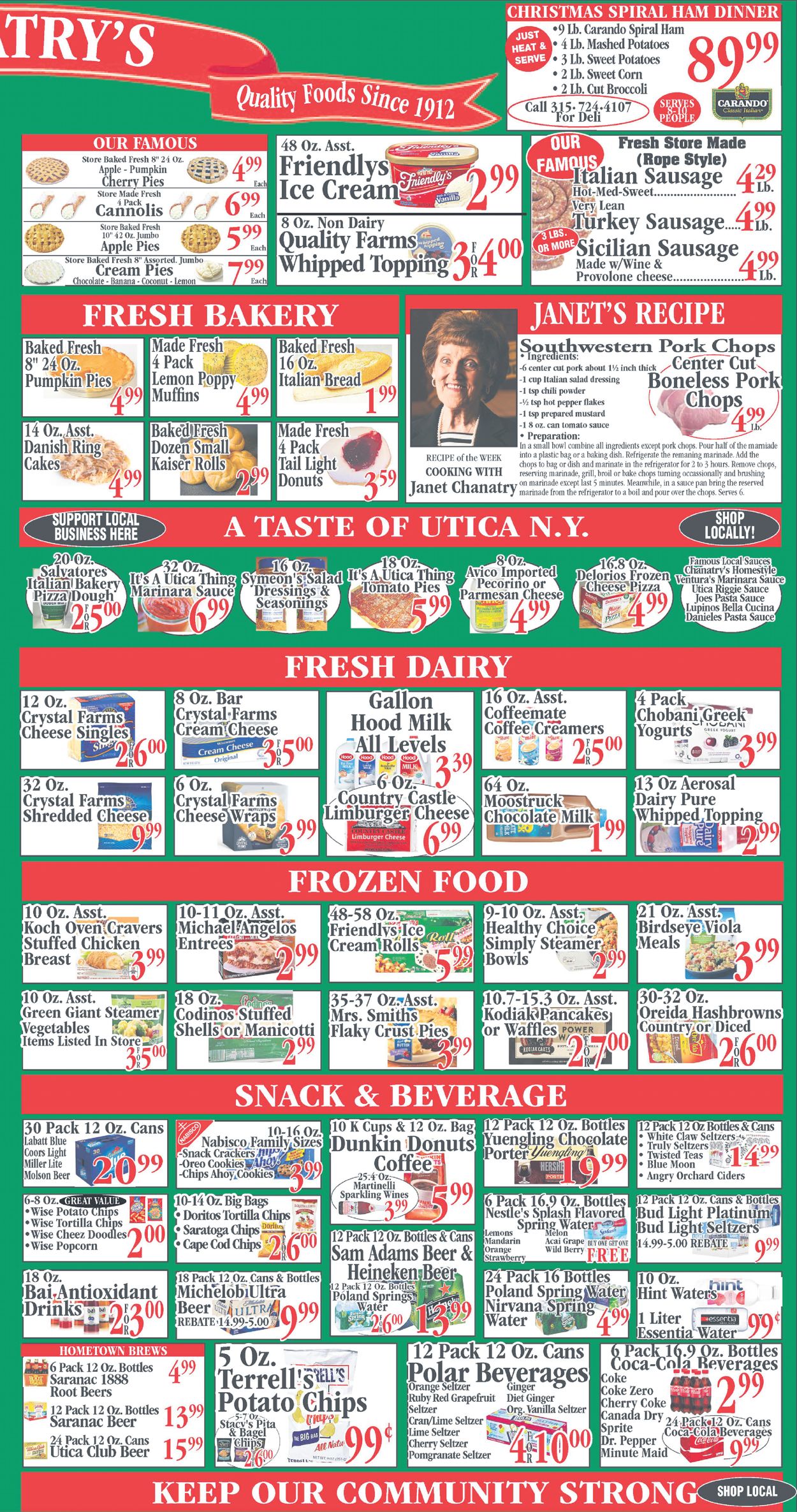 Chanatry's Hometown Market Weekly Ad Circular - valid 12/06-12/12/2020 (Page 3)