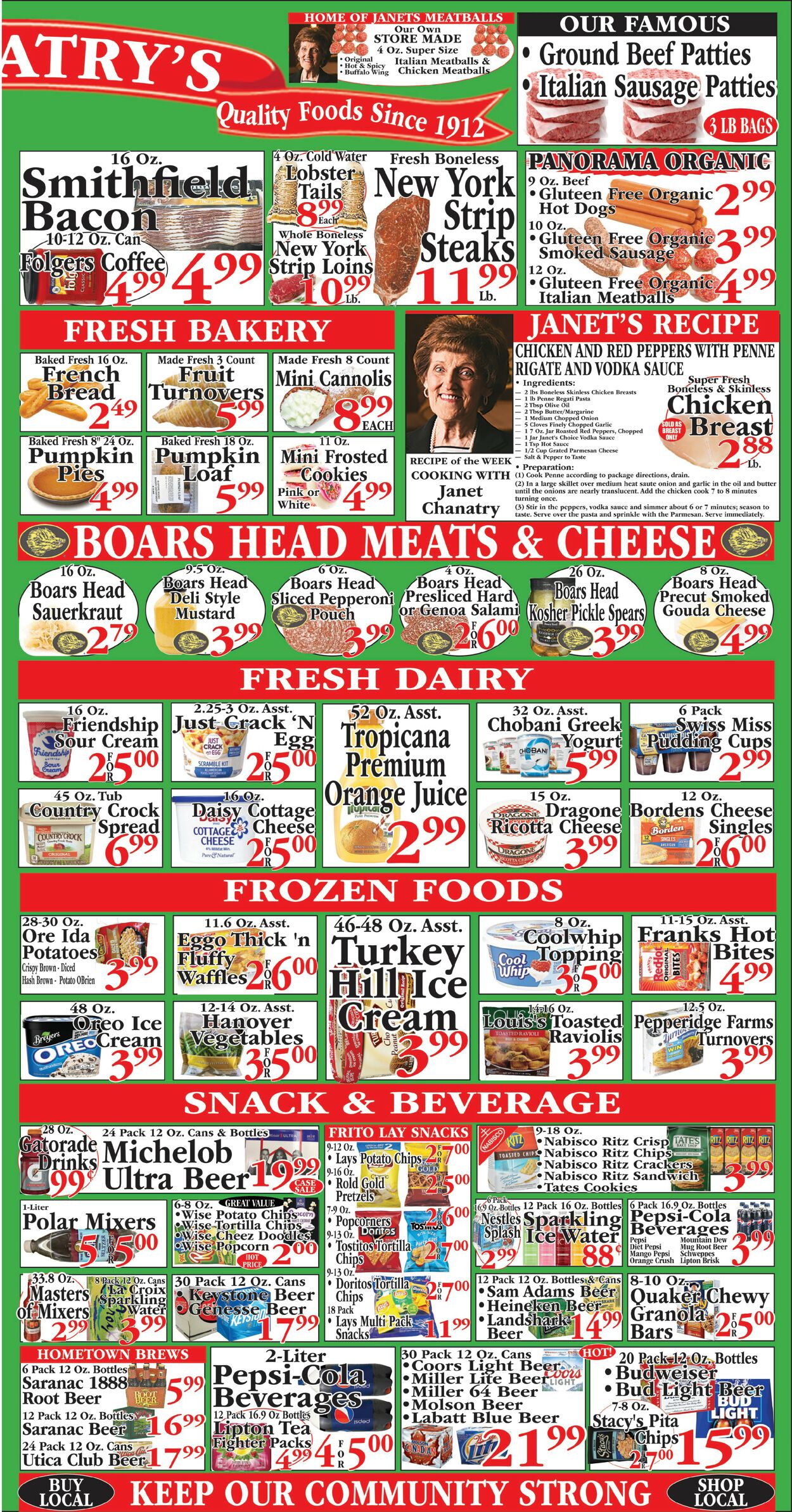 Chanatry's Hometown Market Weekly Ad Circular - valid 09/25-10/01/2022 (Page 3)