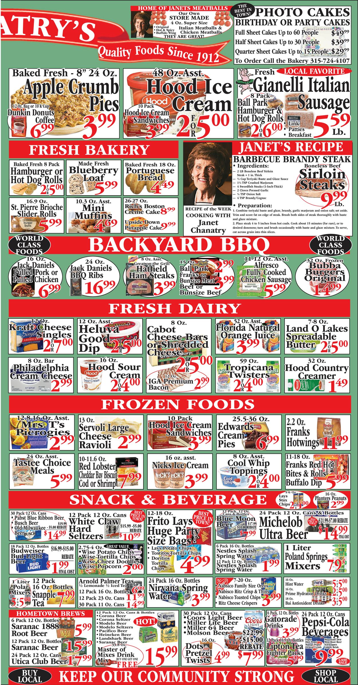 Chanatry's Hometown Market Weekly Ad Circular - valid 08/27-09/03/2023 (Page 3)