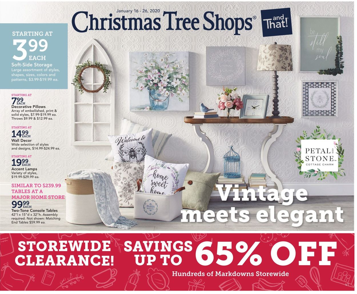 Christmas Tree Shops Weekly Ad Circular - valid 01/16-01/26/2020